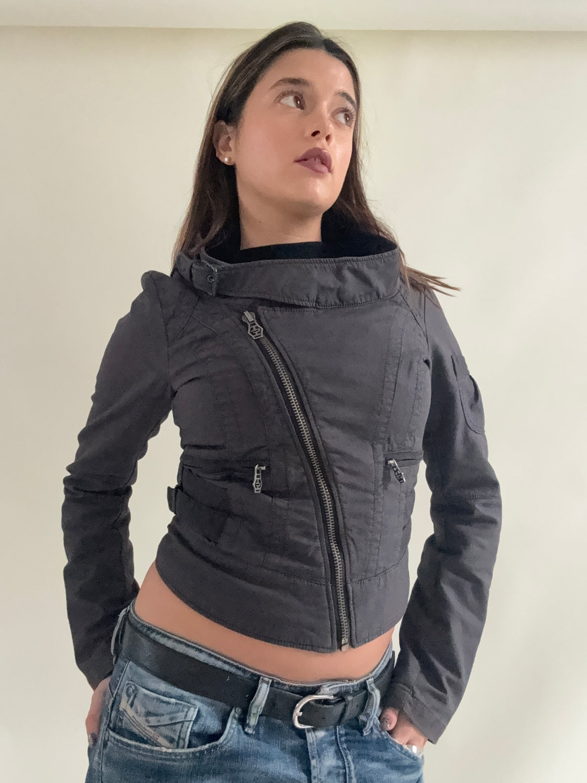 Diesel Cropped Utility Jacket (S)