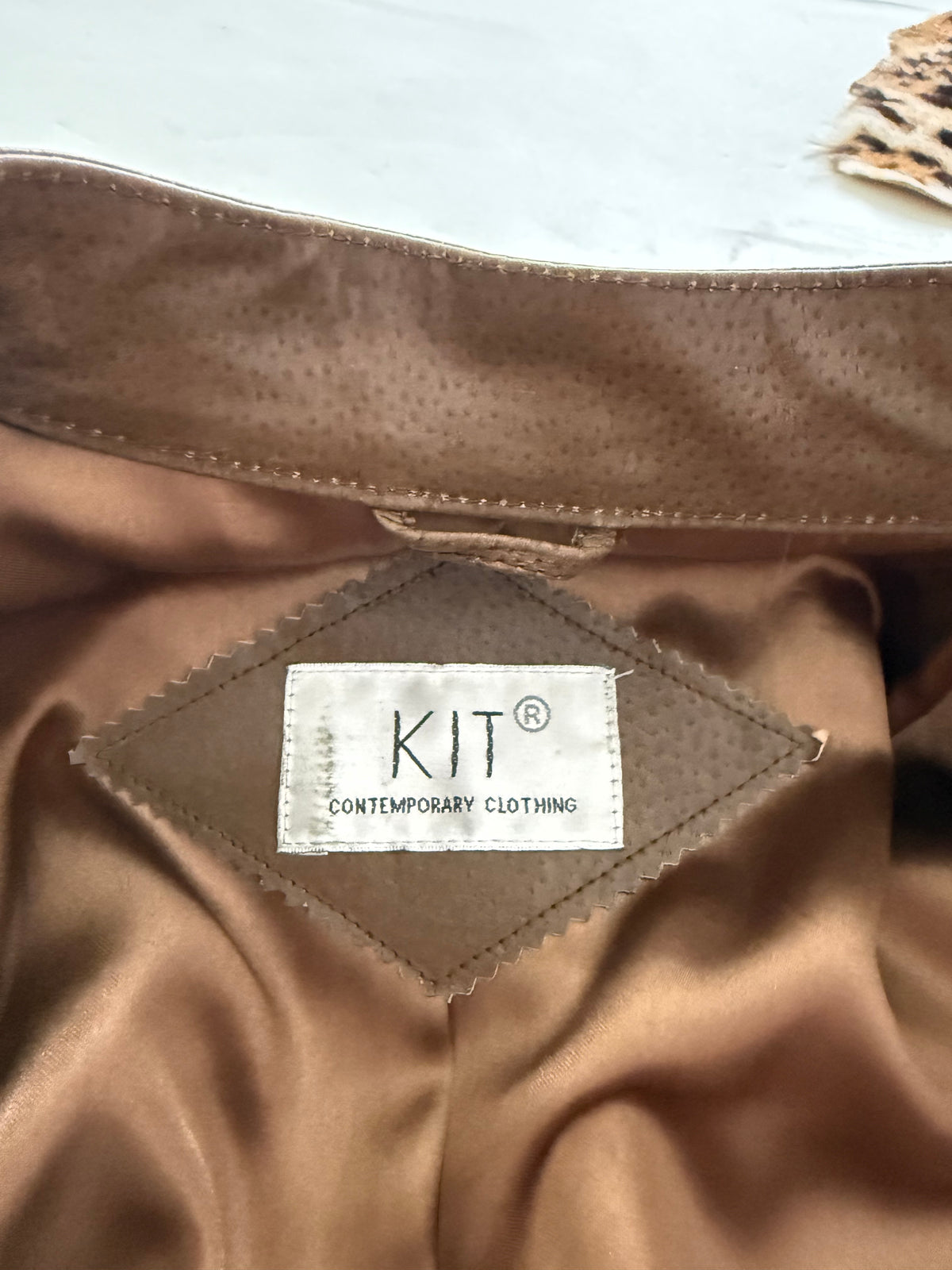 Vintage Leather Jacket (UK12)