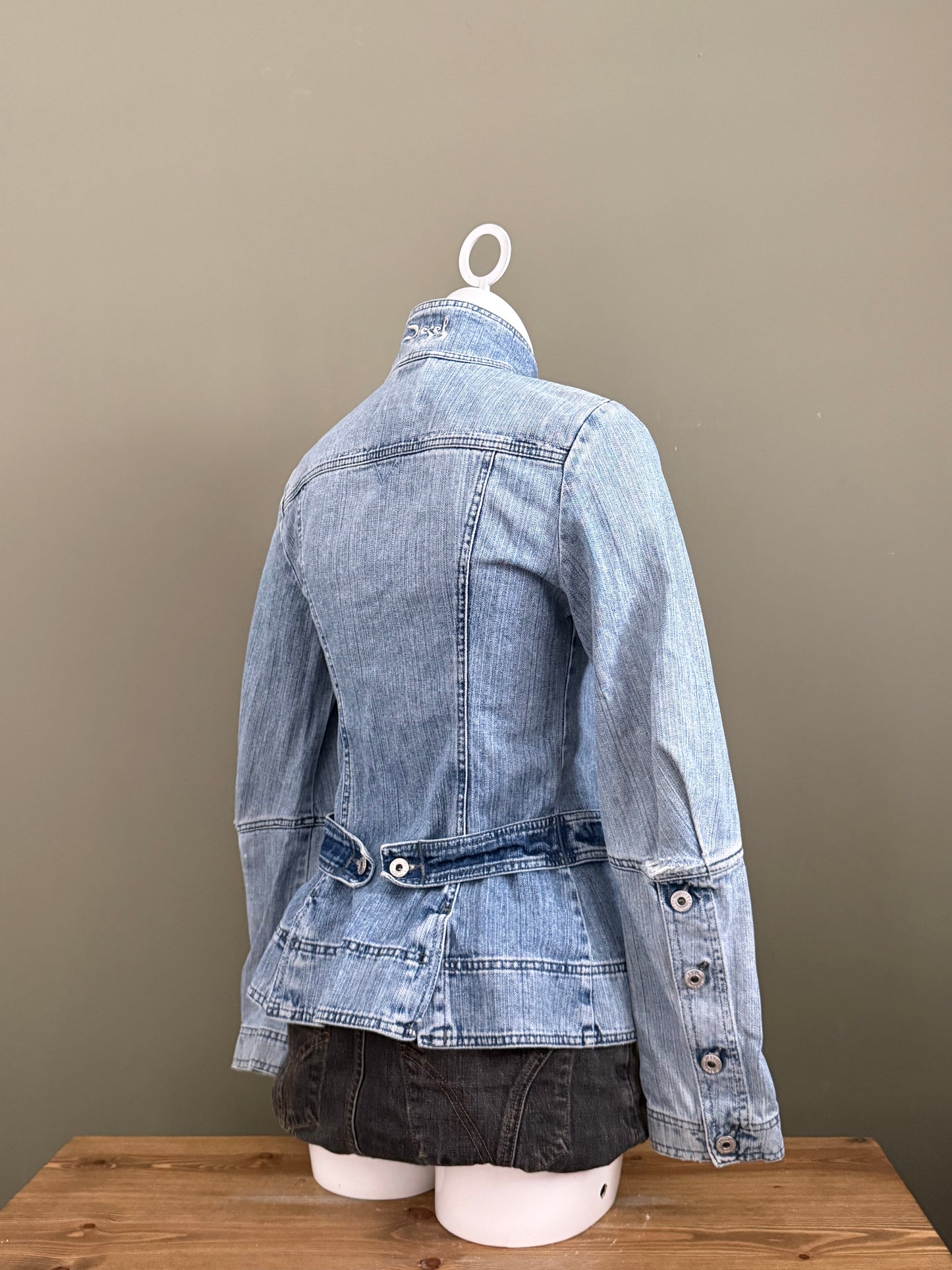 Diesel Asymmetric Denim Jacket (S)