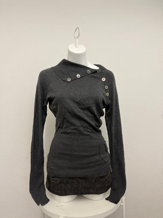 Knit Button Jumper (UK12)