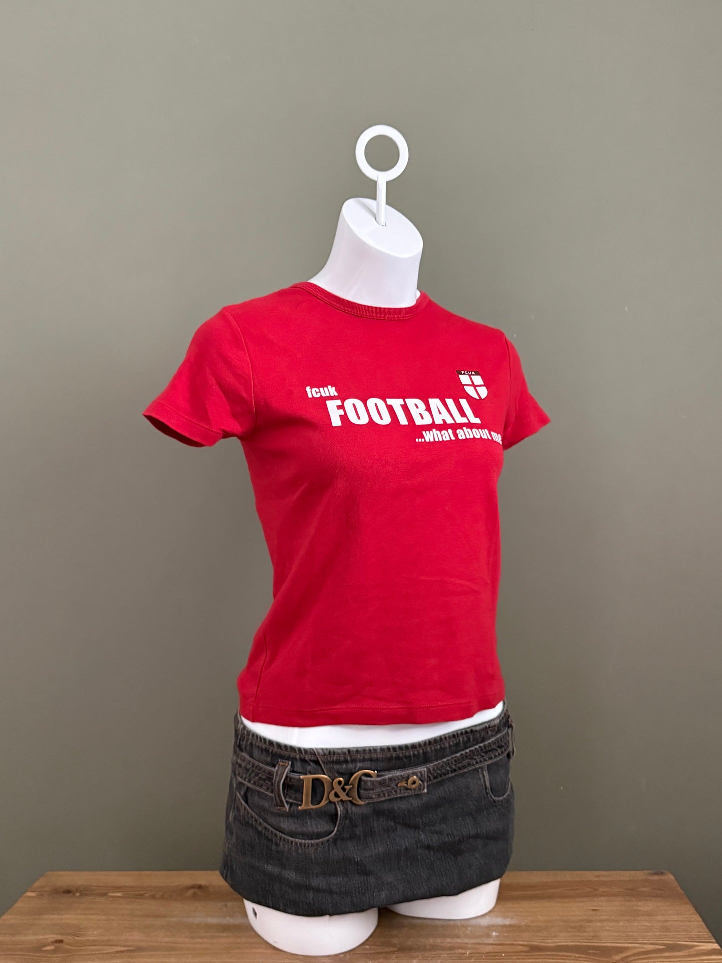 French Connection England Baby Tee (M)