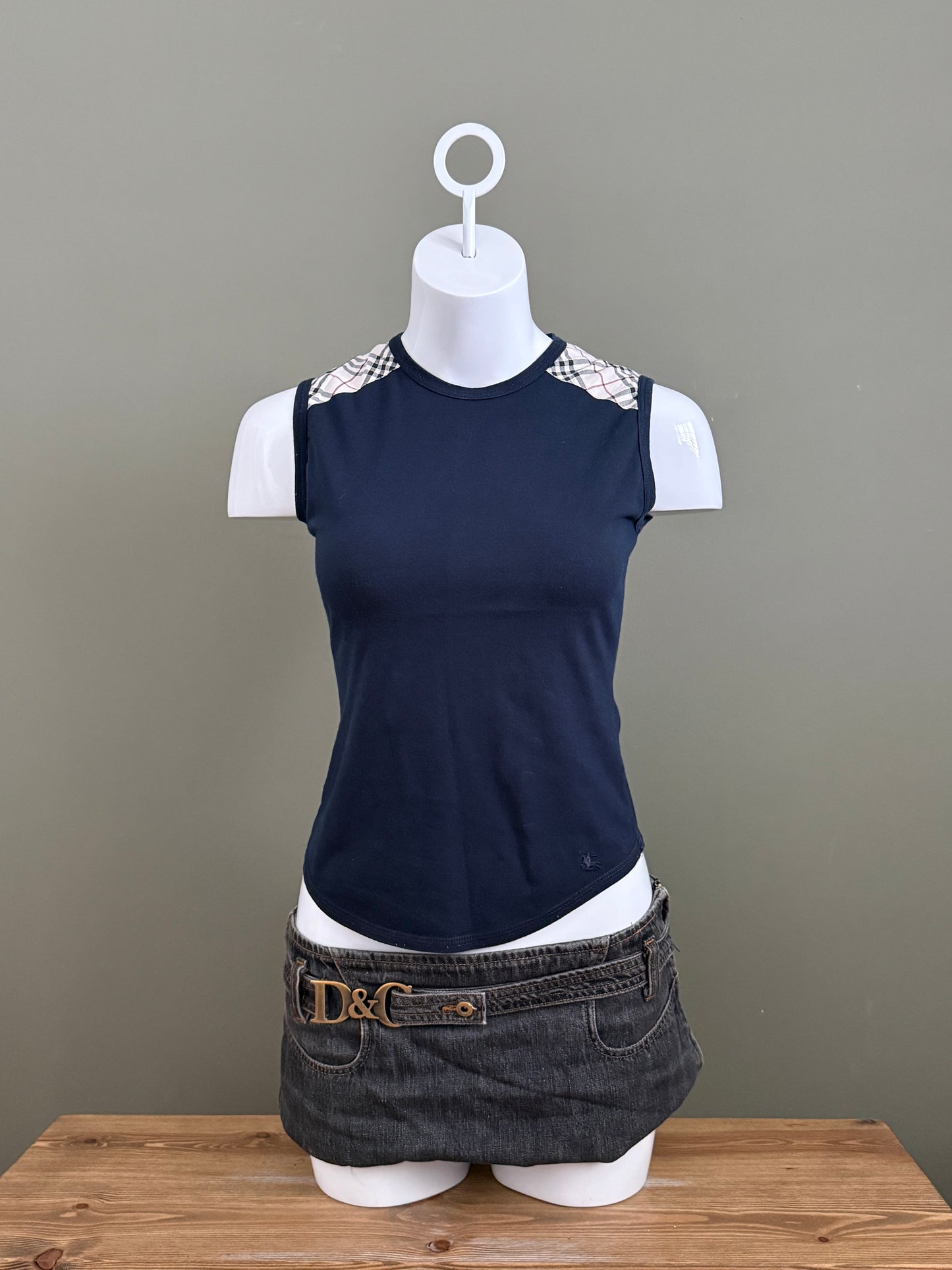 Navy Burberry Vest (S)