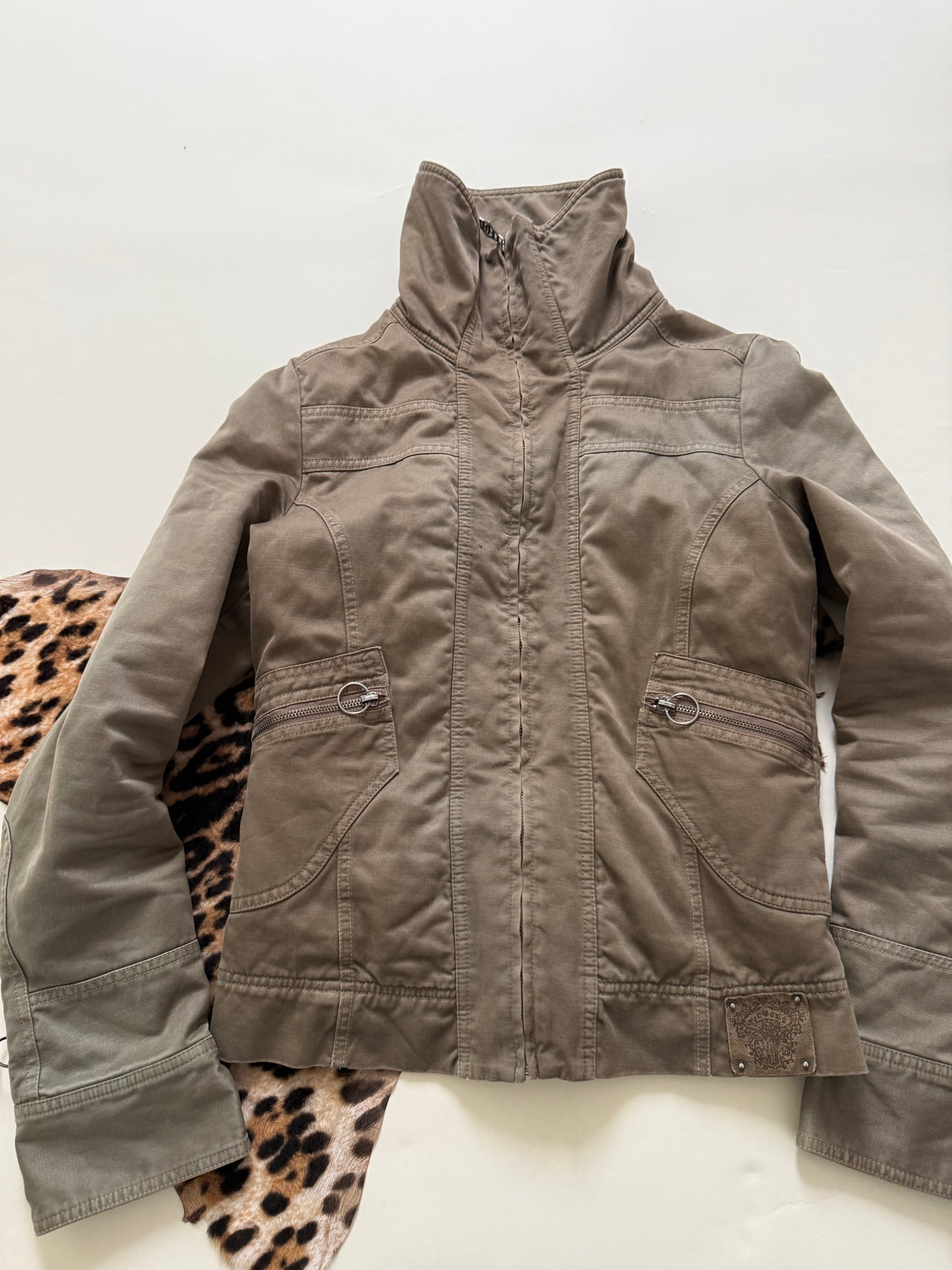 Vintage Diesel Funnel Neck Jacket (L)