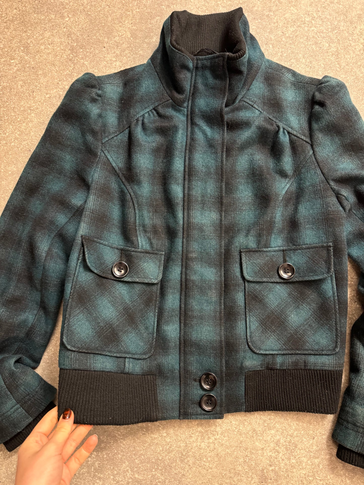 Wool Tartan Jacket (UK12)