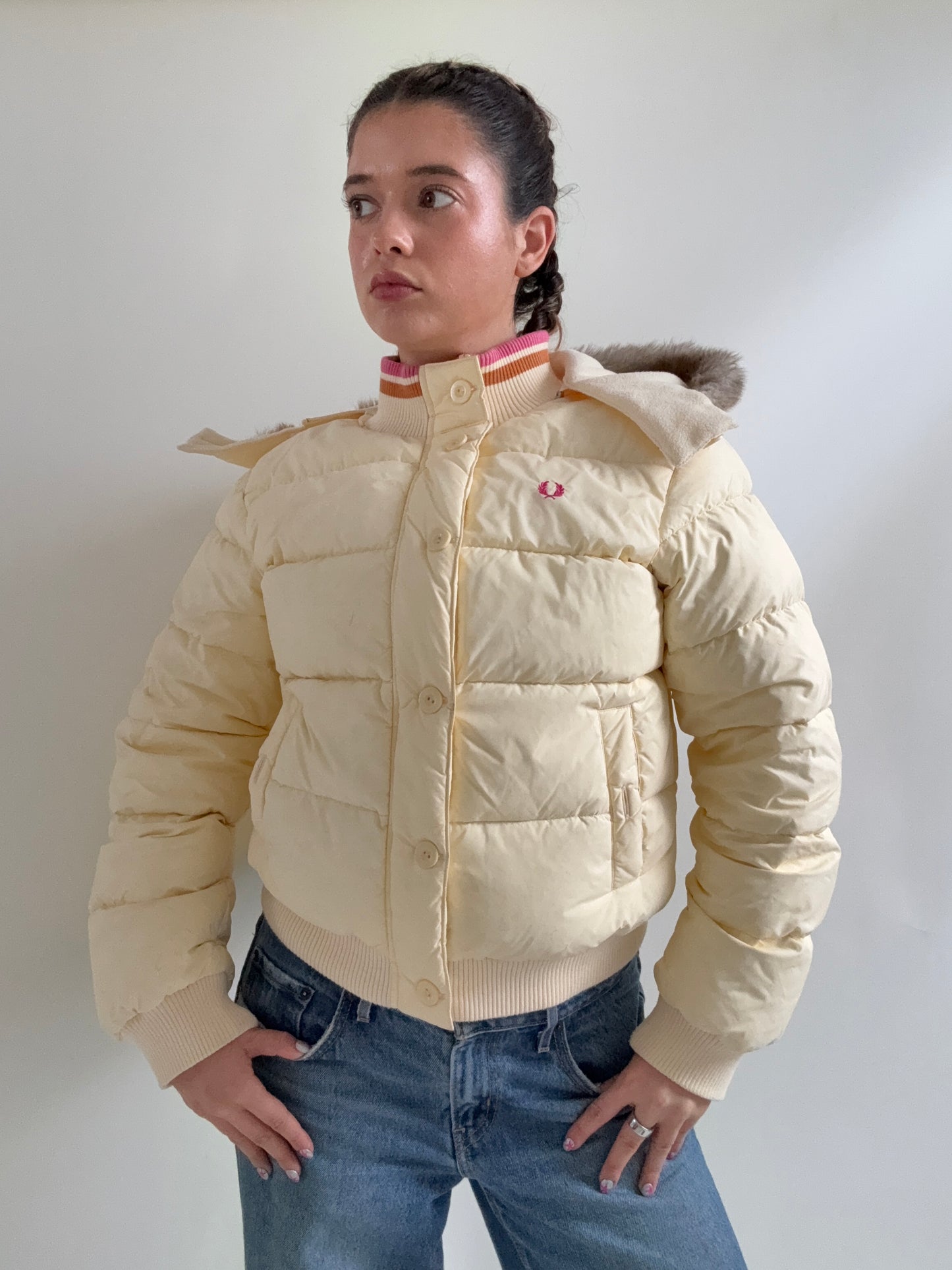 Fred Perry Puffer Jacket (UK12)