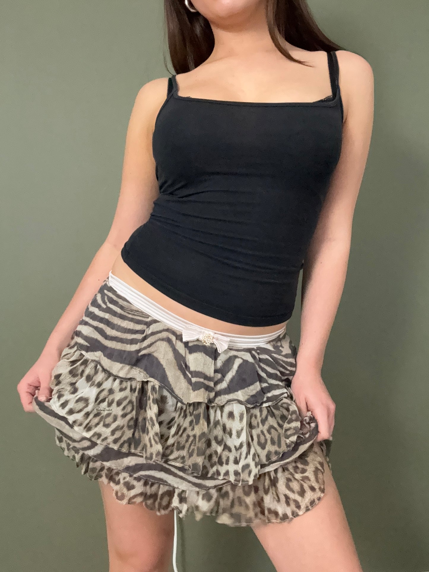 Roberto Cavalli Silk Skirt (M)