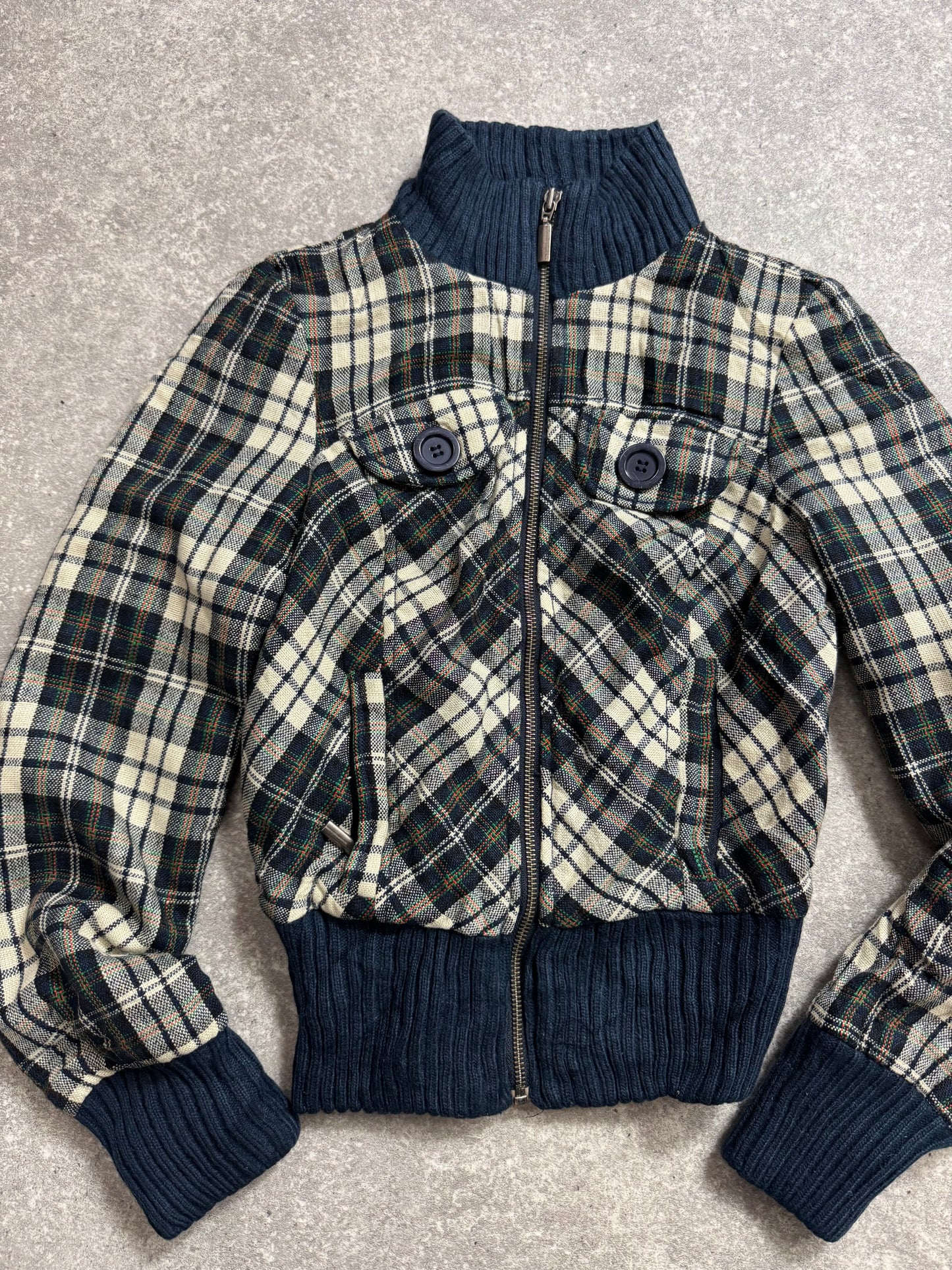 Guess Tartan Bomber Jacket (XS)