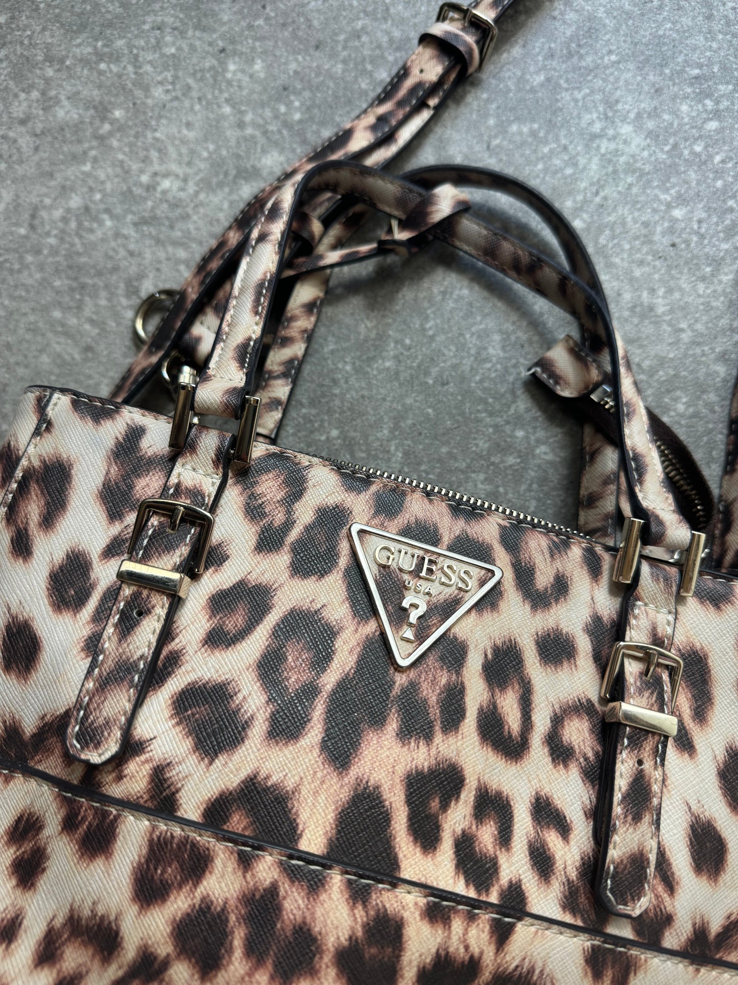 Leopard Print Guess Bag