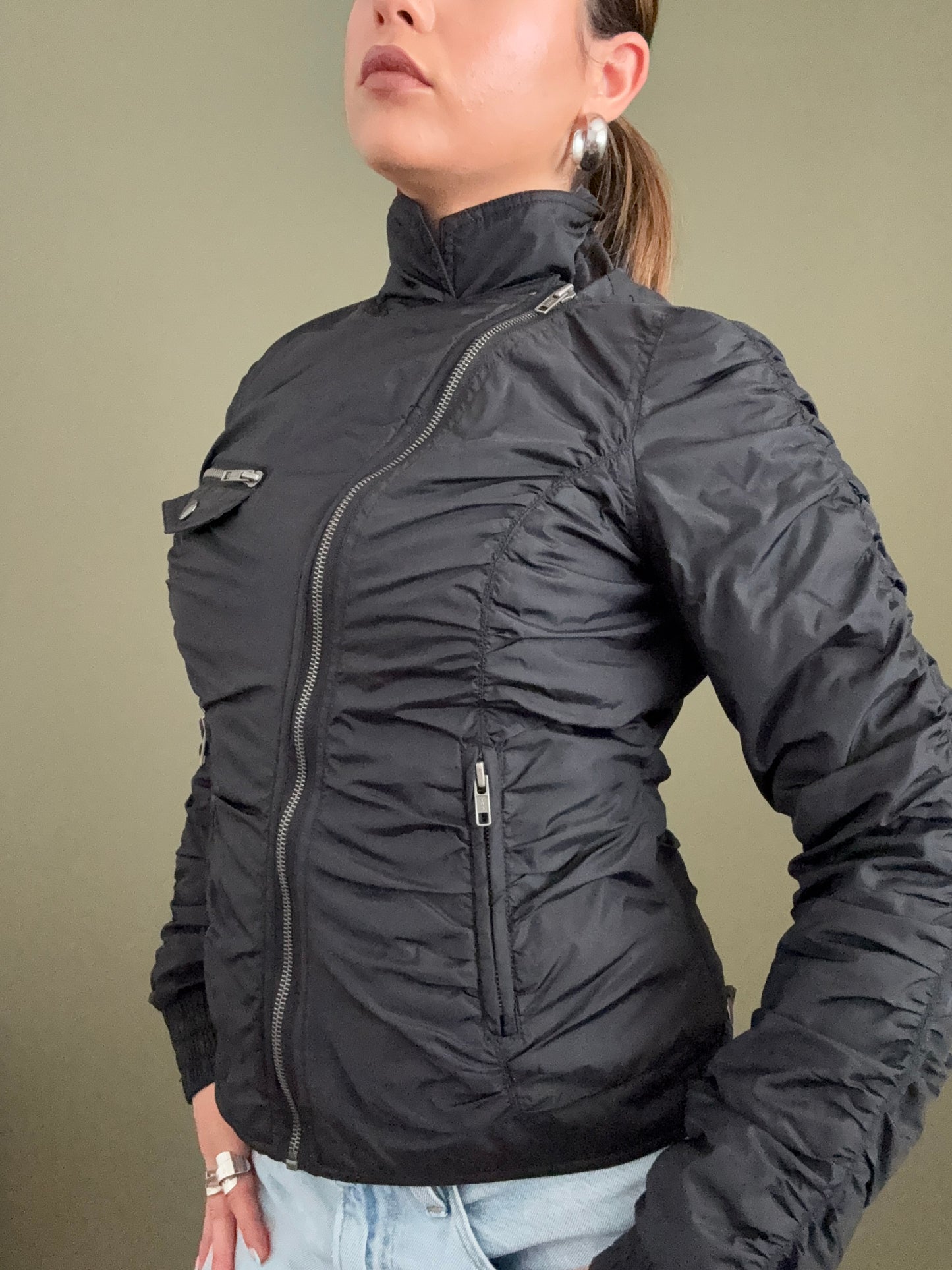Jane Norman Ruched Coat (UK12)