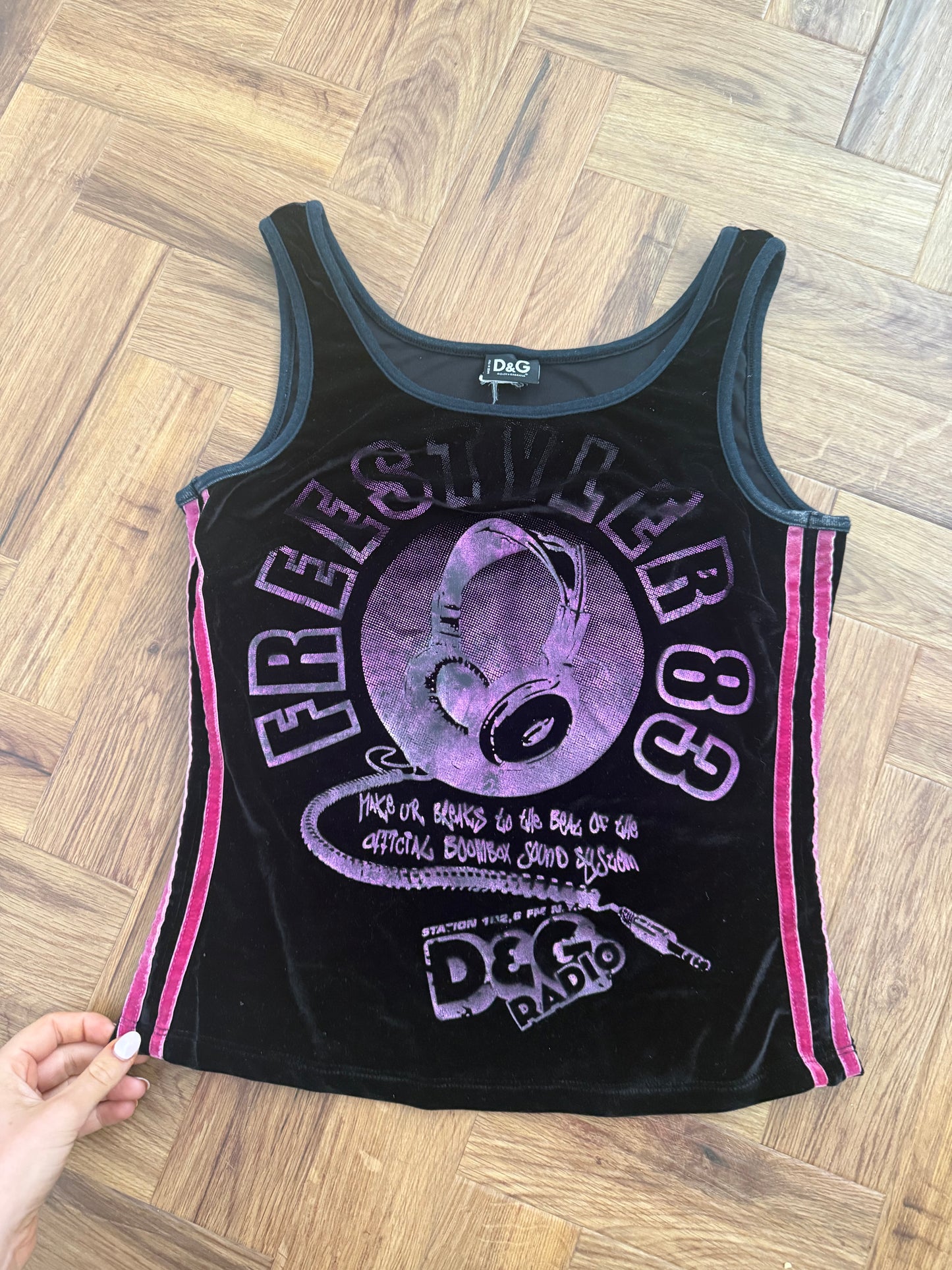 Dolce & Gabbana Velvet Vest (S)