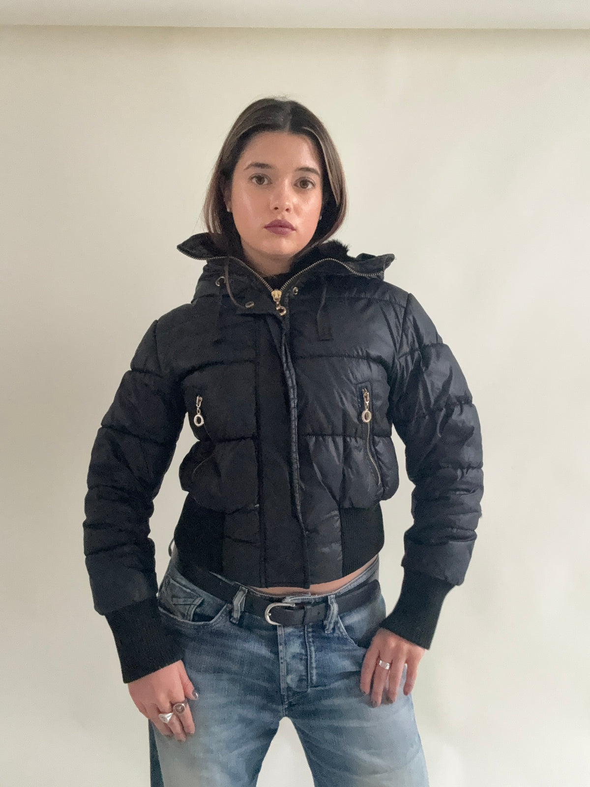 Y2K Puffer Jacket (S)