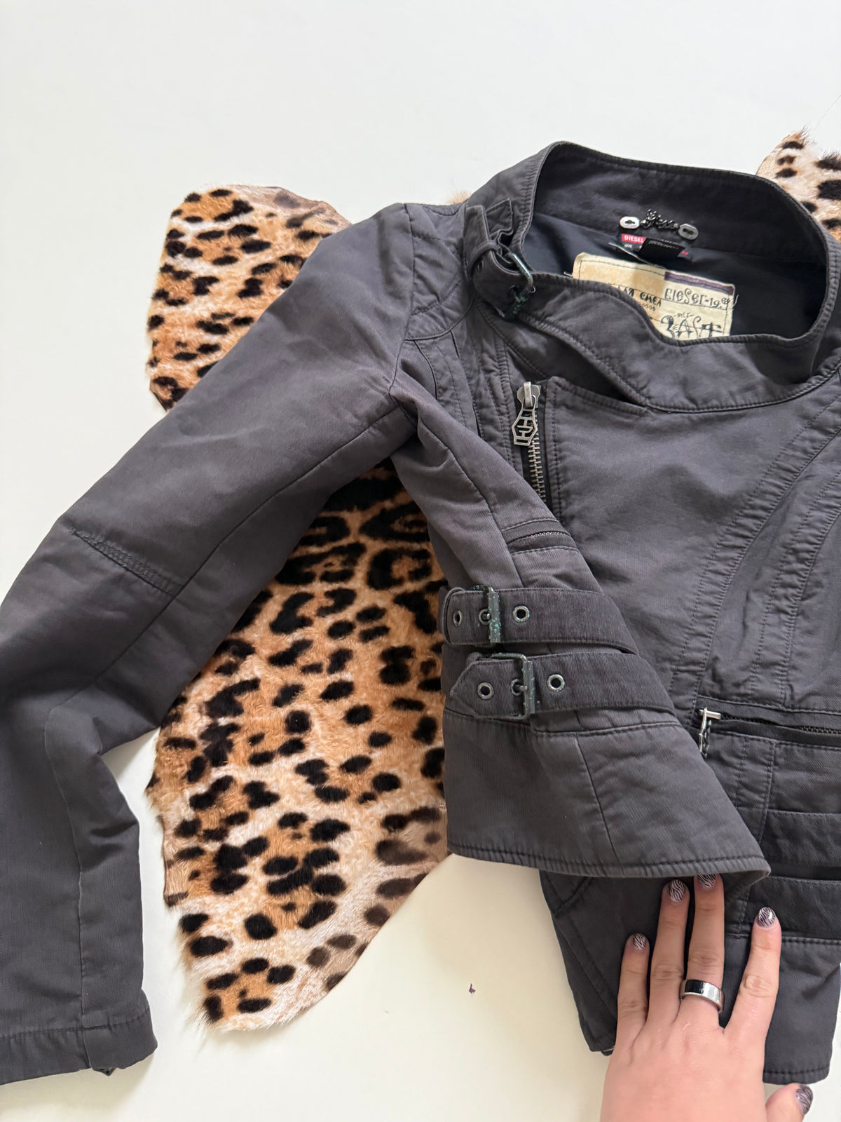 Diesel Cropped Utility Jacket (S)
