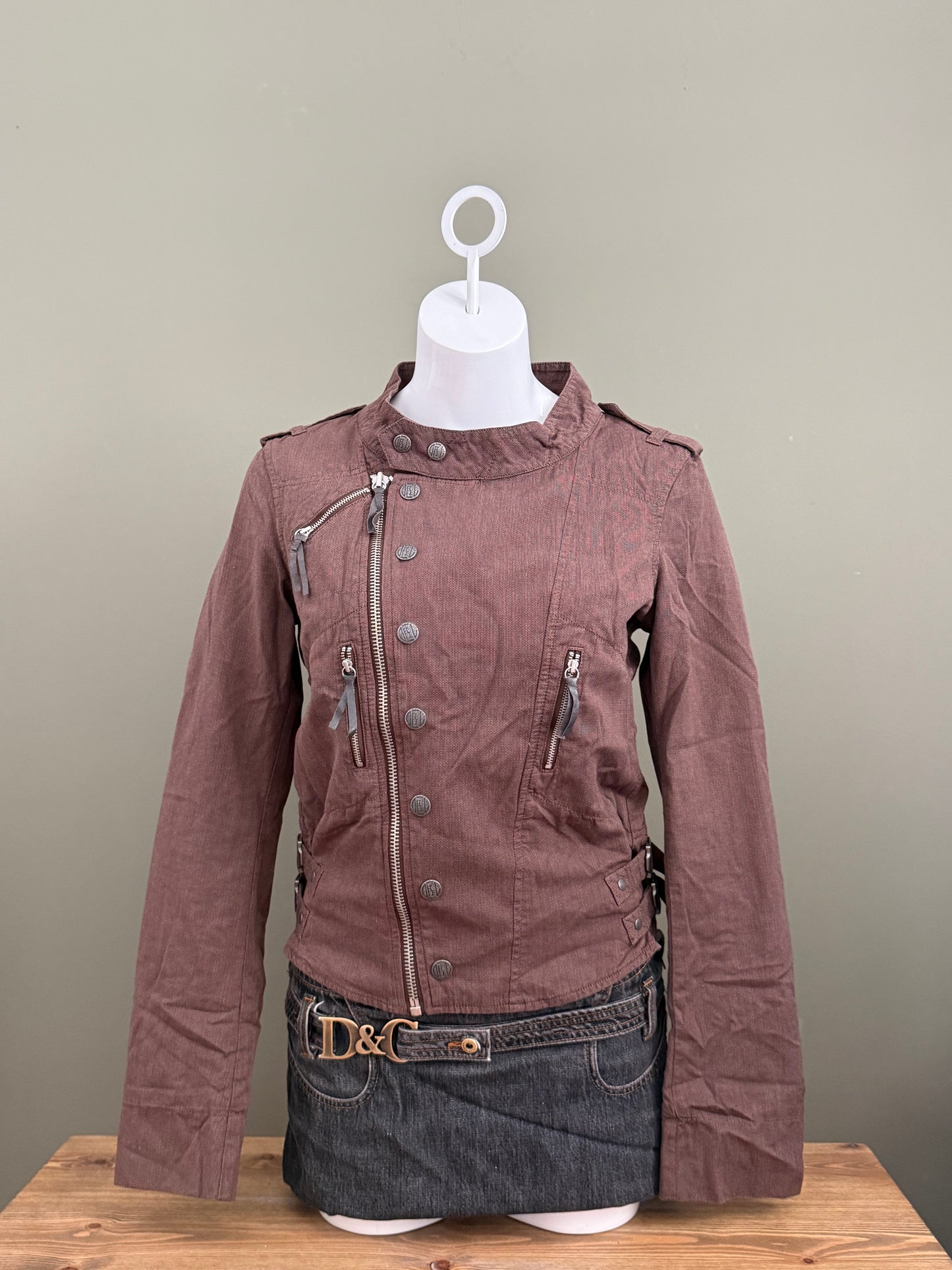 Diesel Fitted Asymmetric Jacket (L)