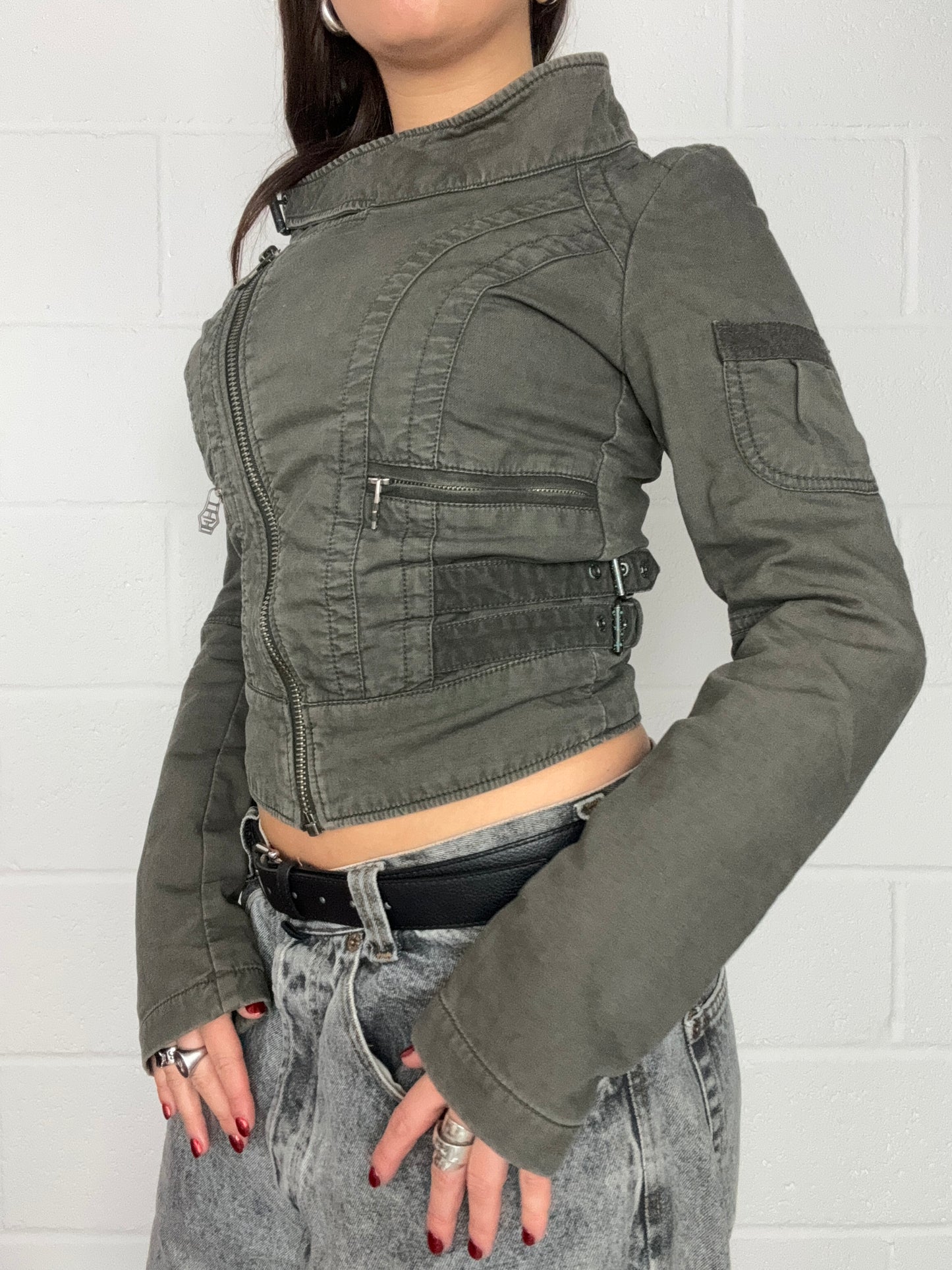 Diesel Vintage Fitted Cropped Jacket