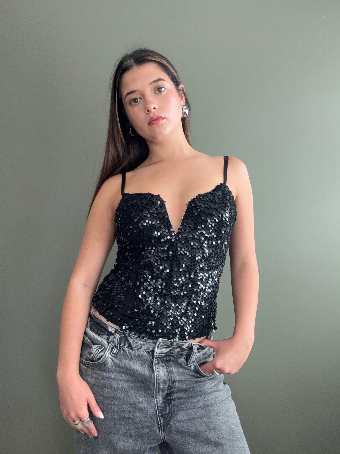 Guess Sequin Top (S)