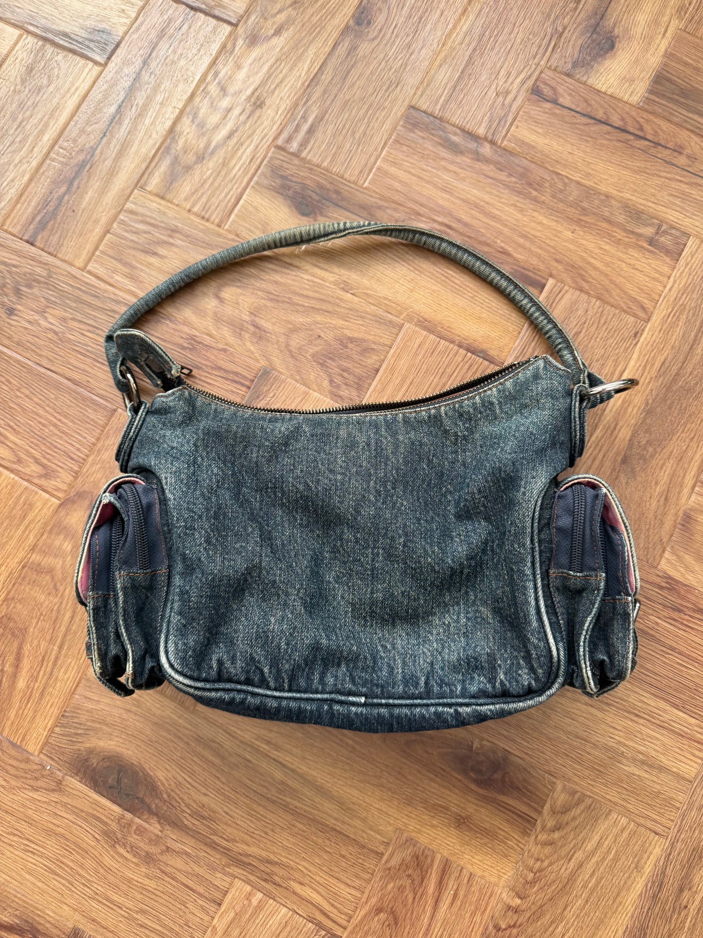 Evisu Denim Cargo Handbag