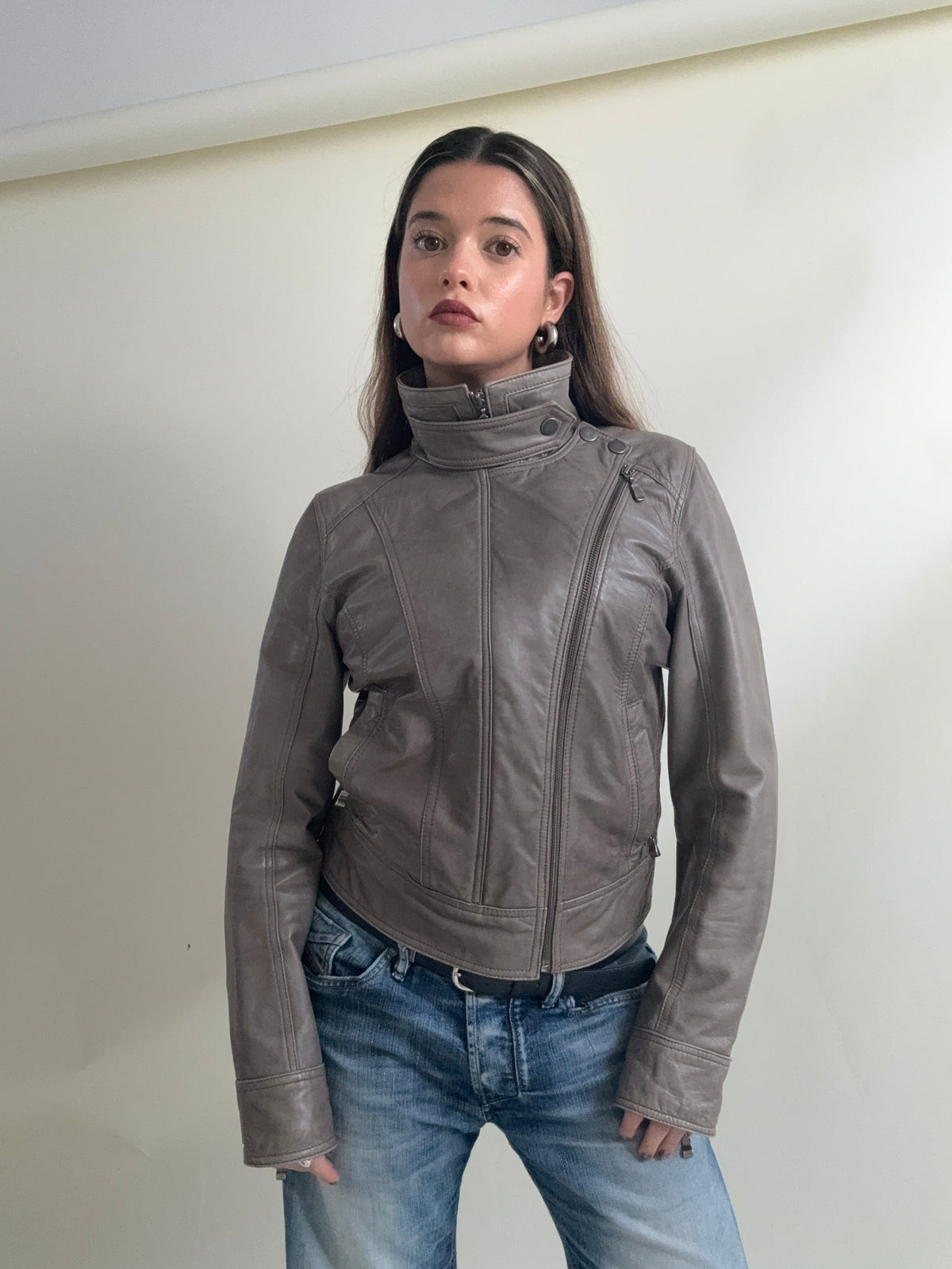 Ted Baker Leather Jacket (UK10)