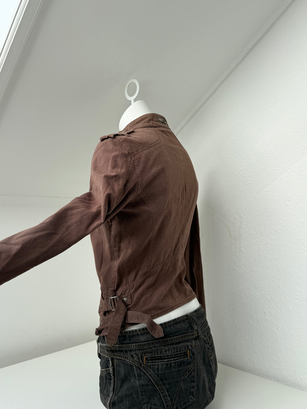 Diesel Fitted Asymmetric Buckle Jacket (L)