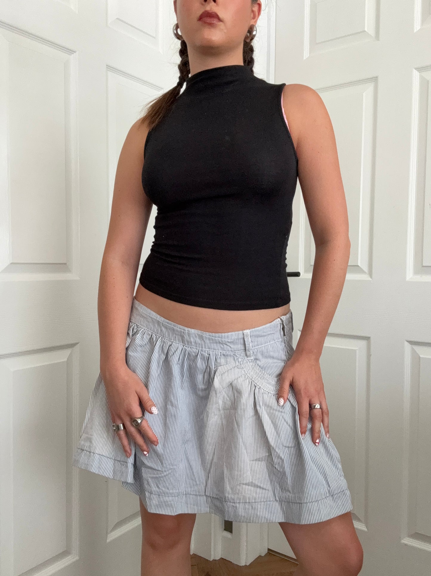 Diesel Pinstripe Skirt (30)