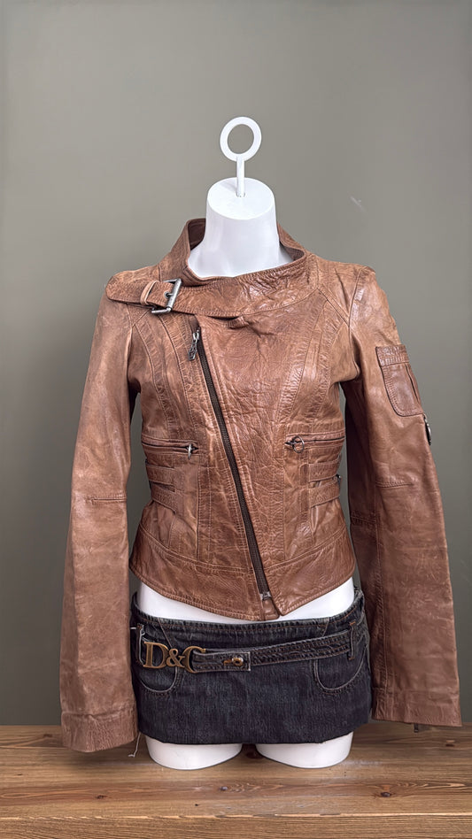 Diesel Leather Biker Jacket (M)