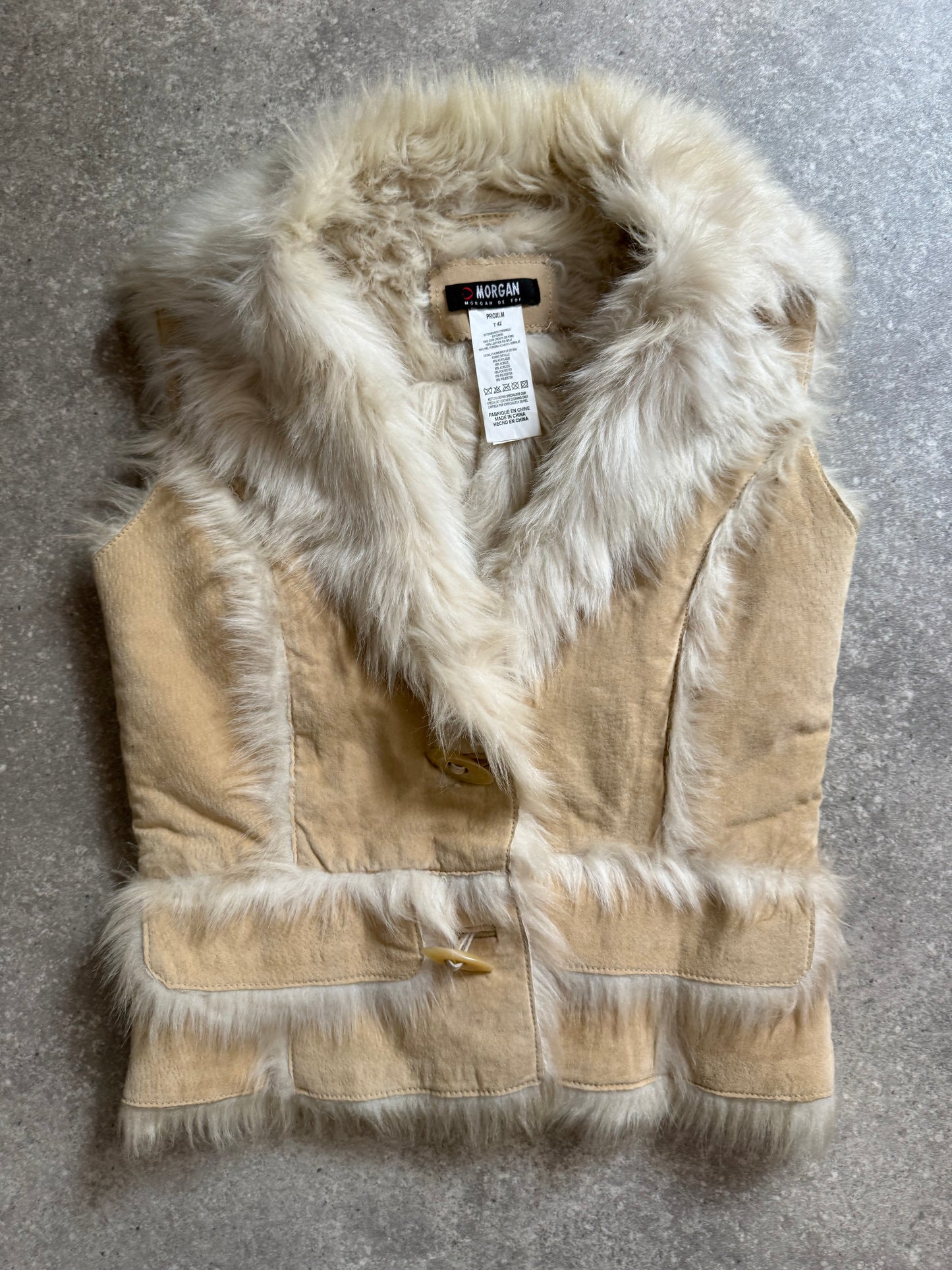 Morgan De Toi Faux Fur Gilet (M)