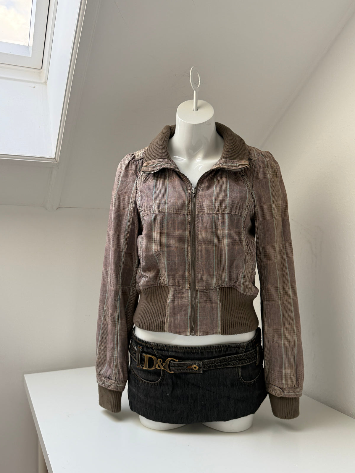 Tartan Bomber Jacket (UK12)