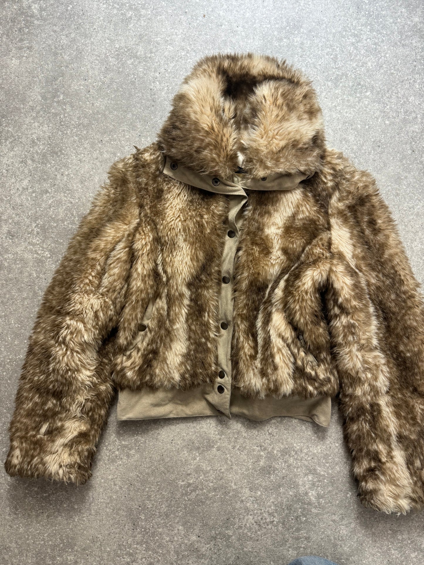 Morgan De Toi Faux Fur Jacket