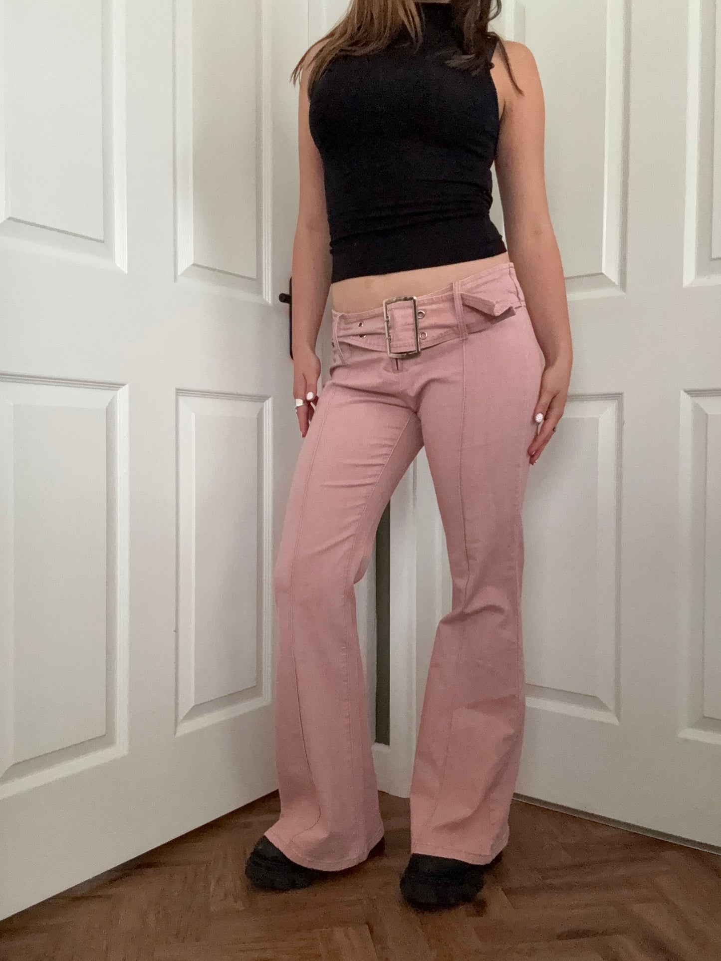 Pink Flared Jeans (UK12)