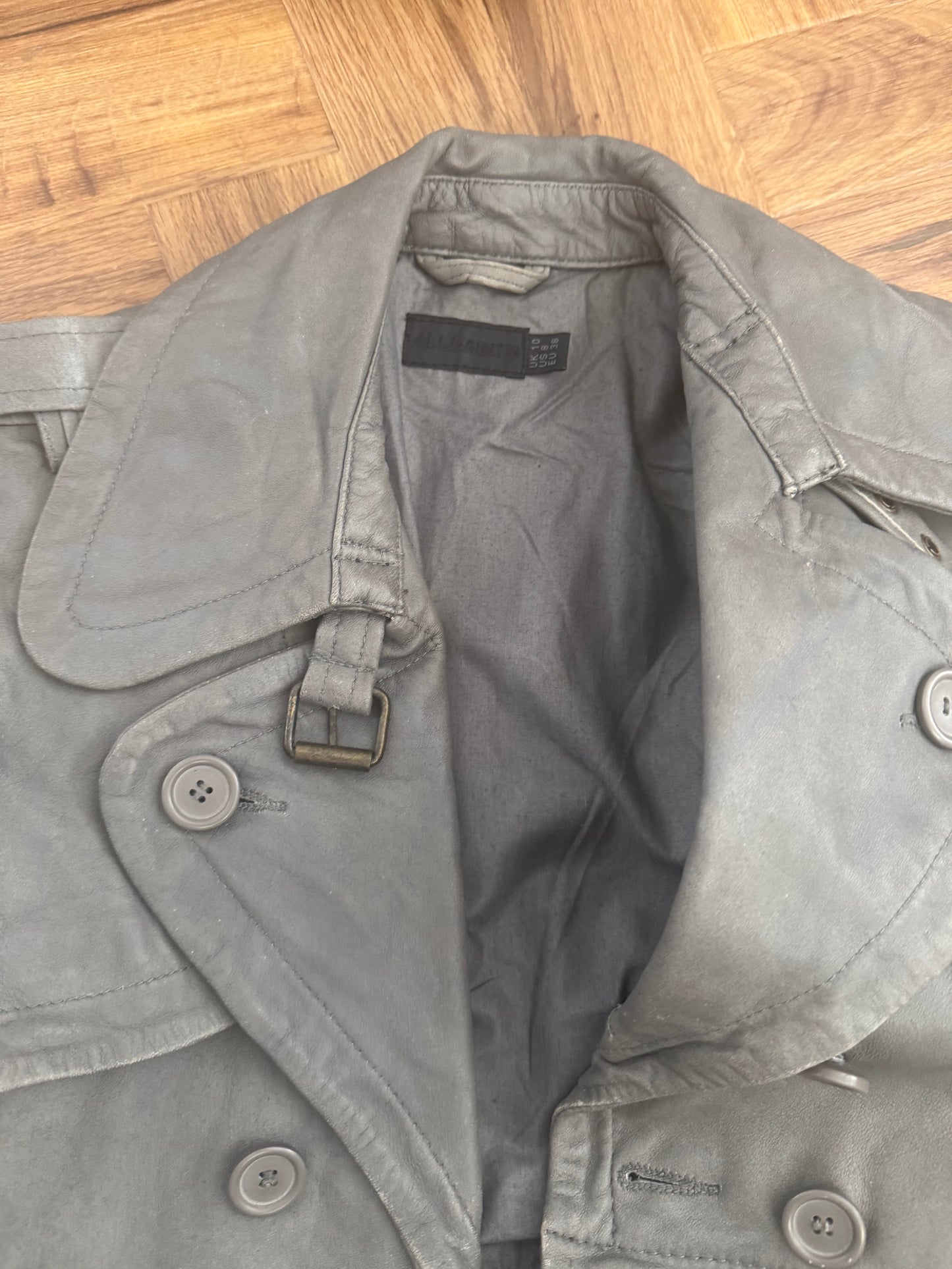 Allsaints 2 in 1 Leather Jacket (UK10)
