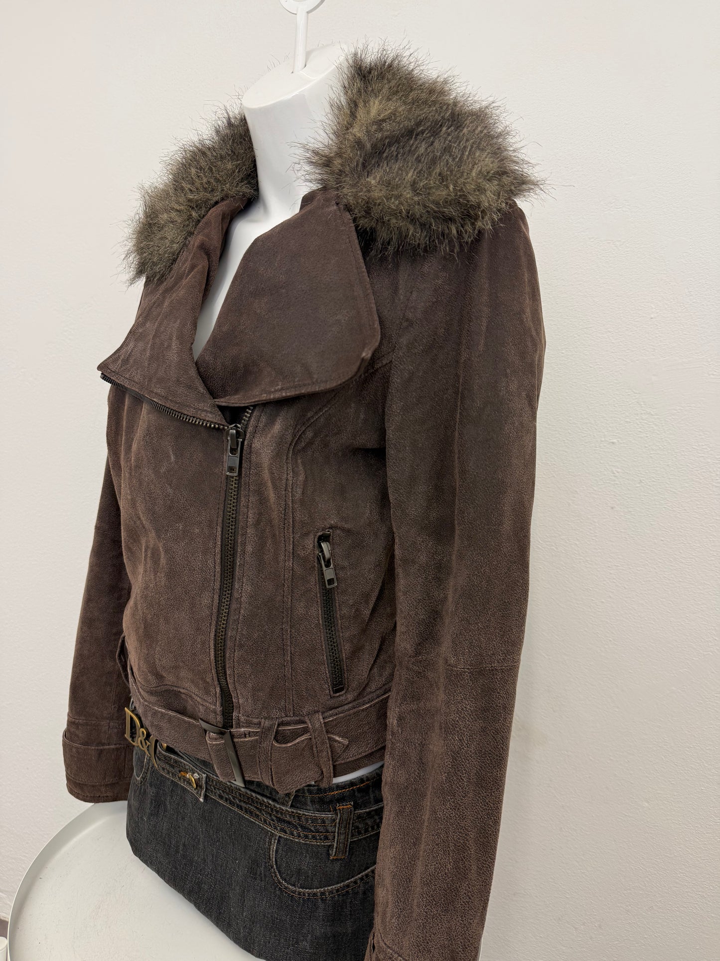 Jane Norman Suede Jacket (UK14)