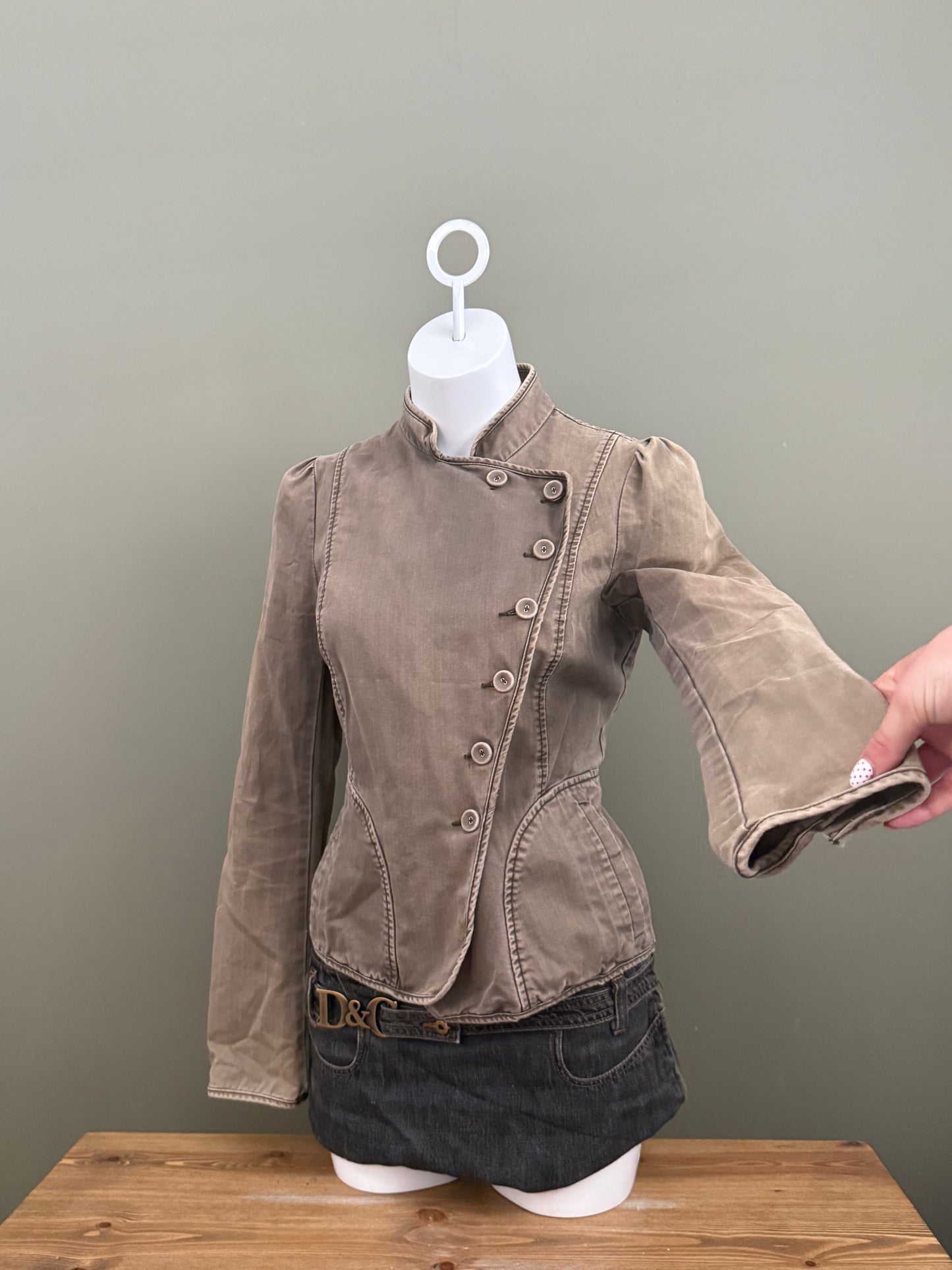 French Connection Asymmetric Corset Jacket (UK12)