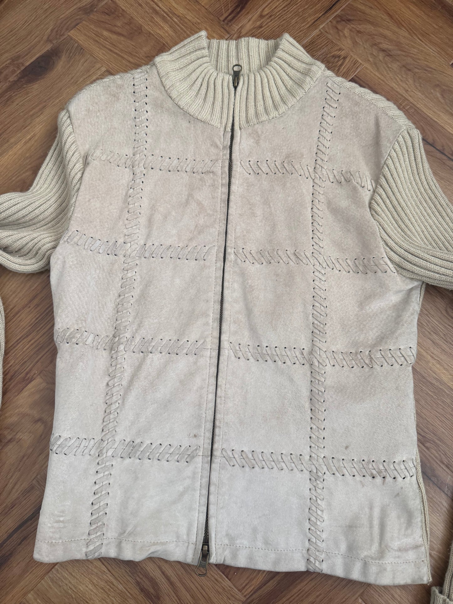 Suede Knit Jacket (UK12)