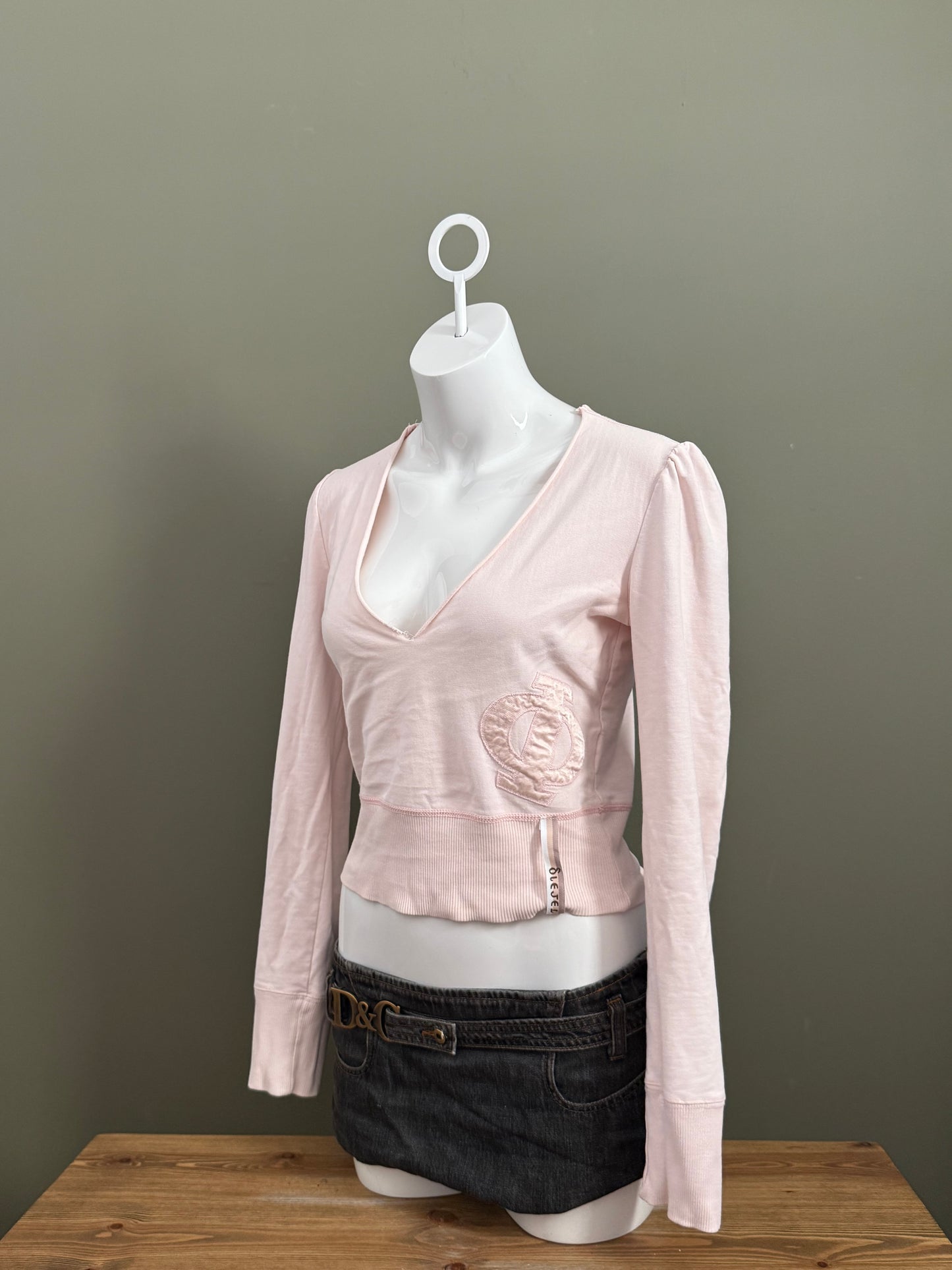 Fitted Diesel V-Neck Jumper (M)