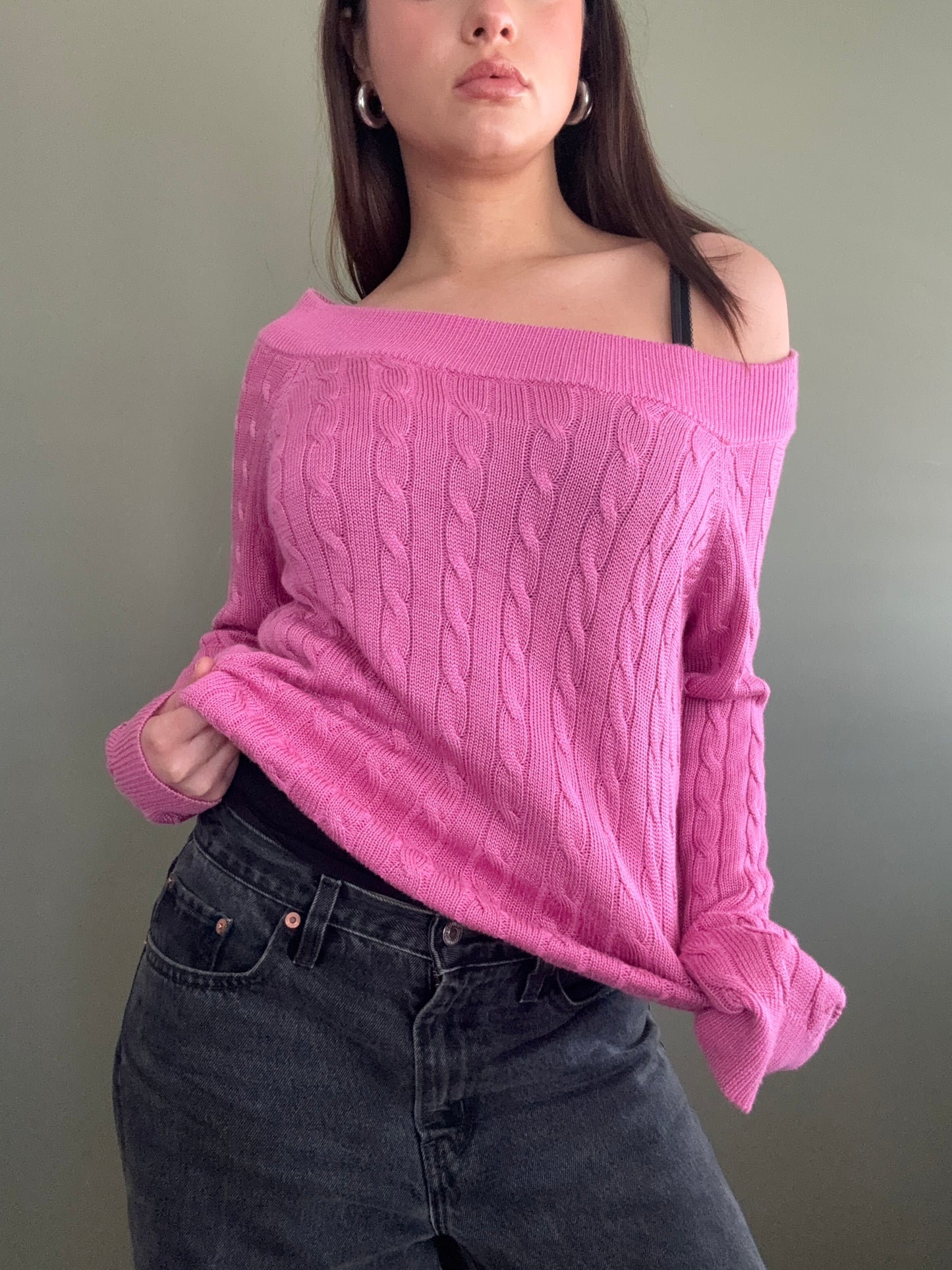 Ralph Lauren Off The Shoulder Jumper (S)