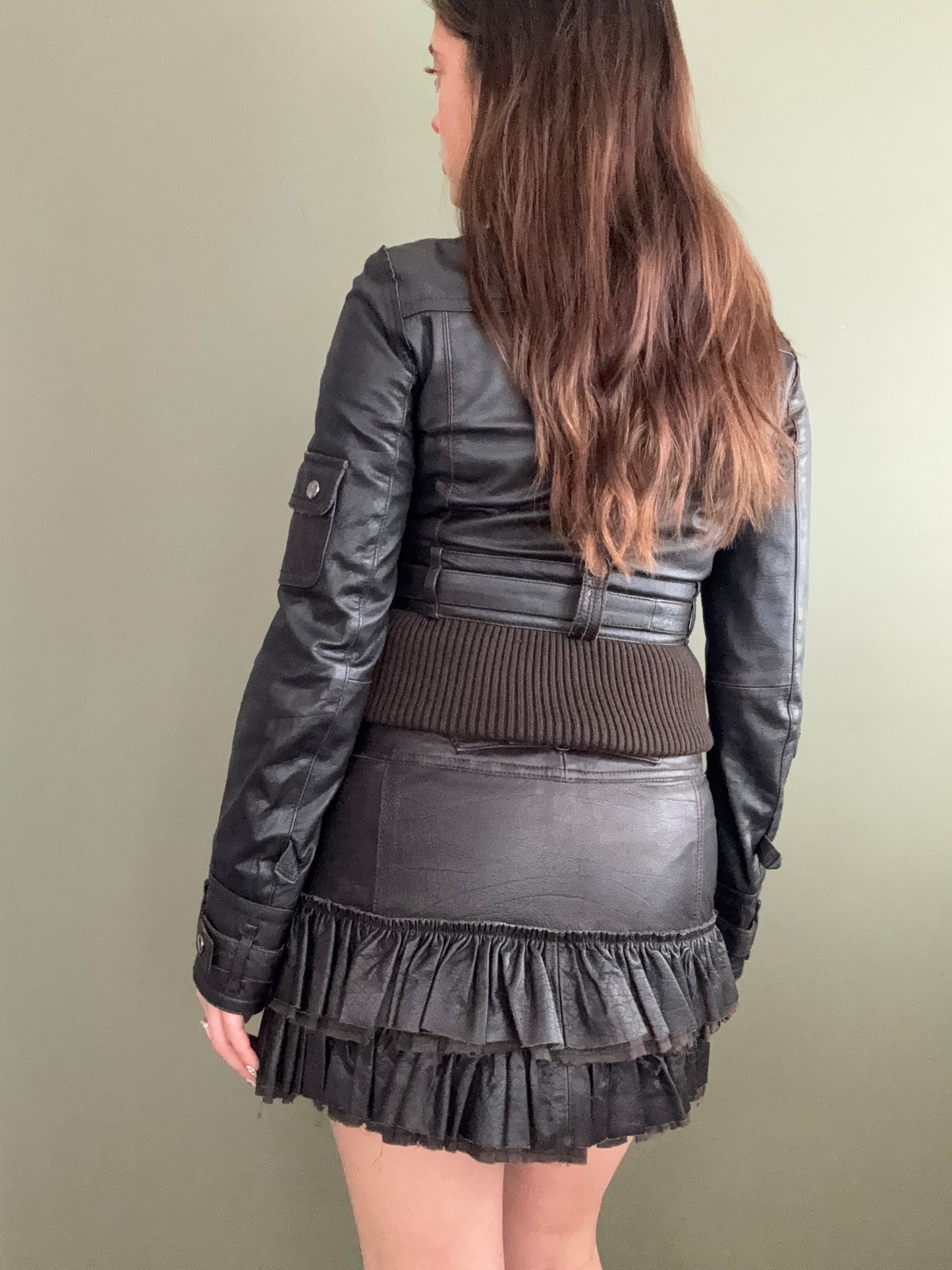 Leather Two Piece Set (S)