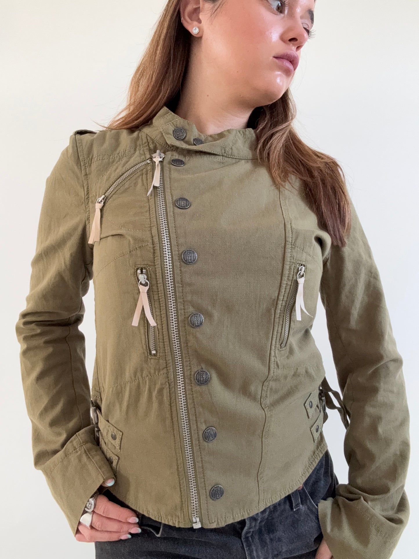Diesel Asymmetric Buckle Jacket (L)