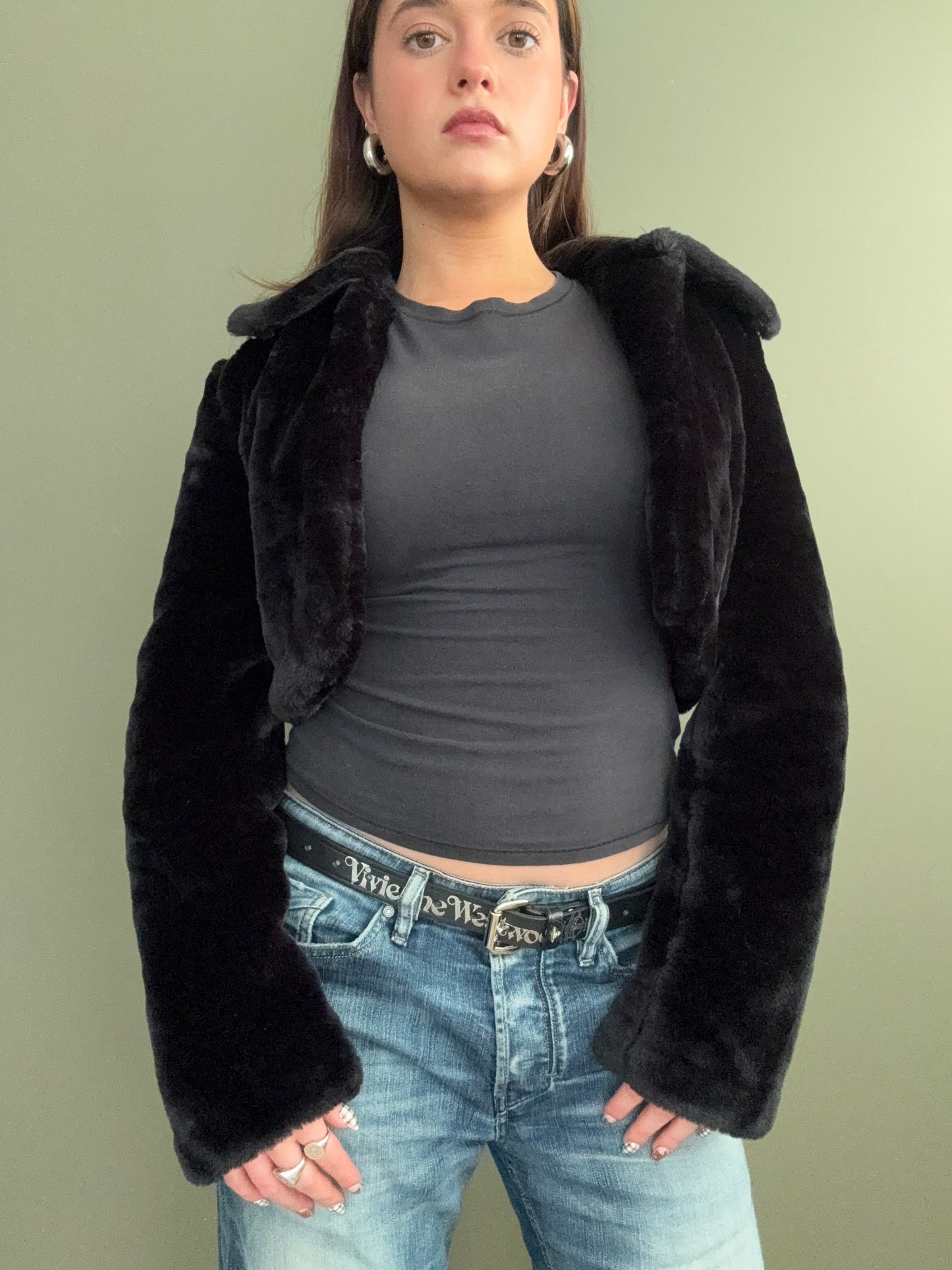 Jane Norman Faux Fur Bolero (UK10)
