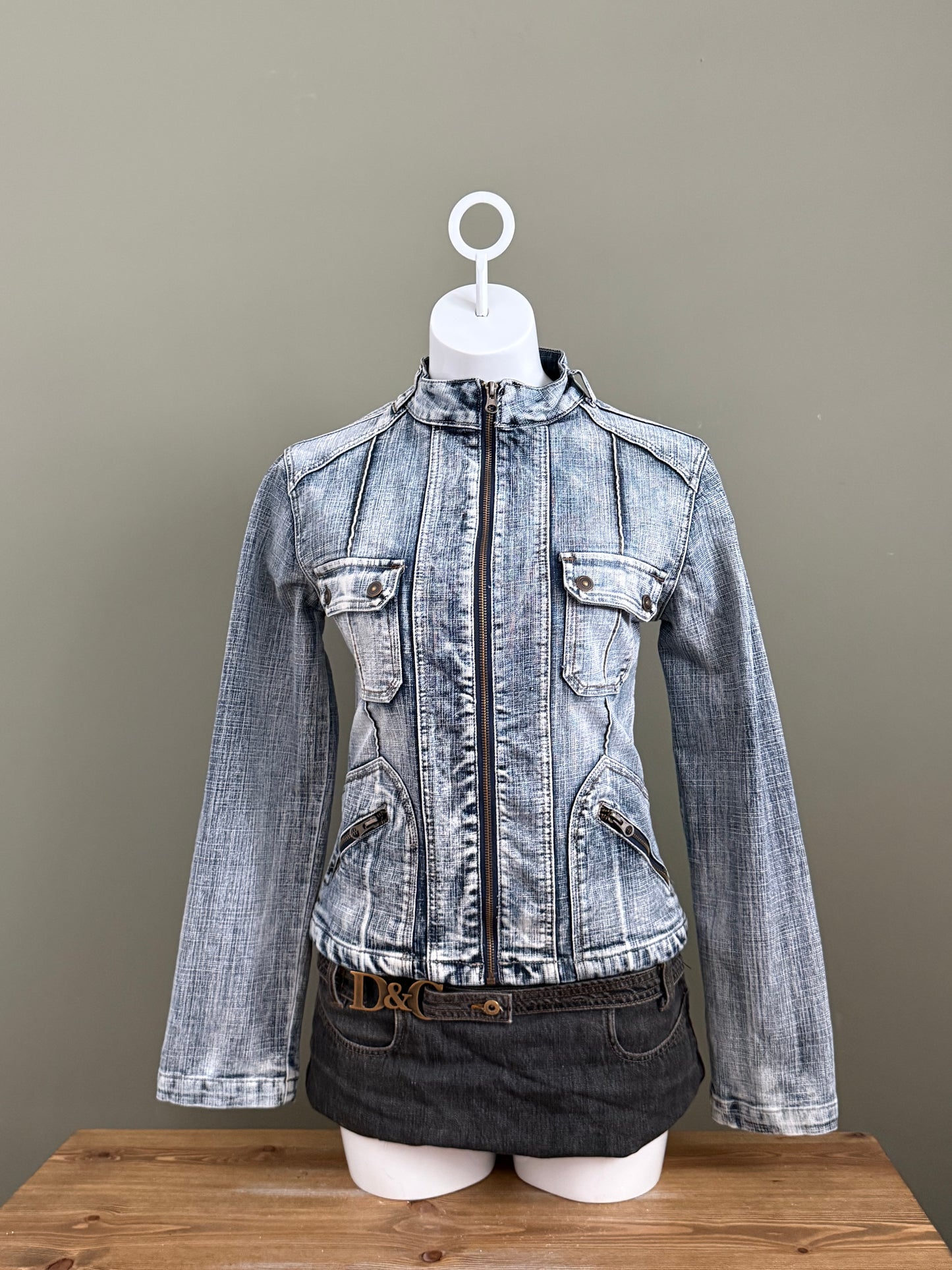Denim Y2K Jacket (UK10)