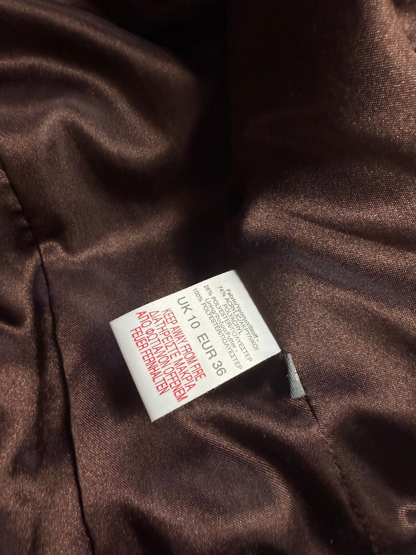 Faux Fur Jacket (UK10)