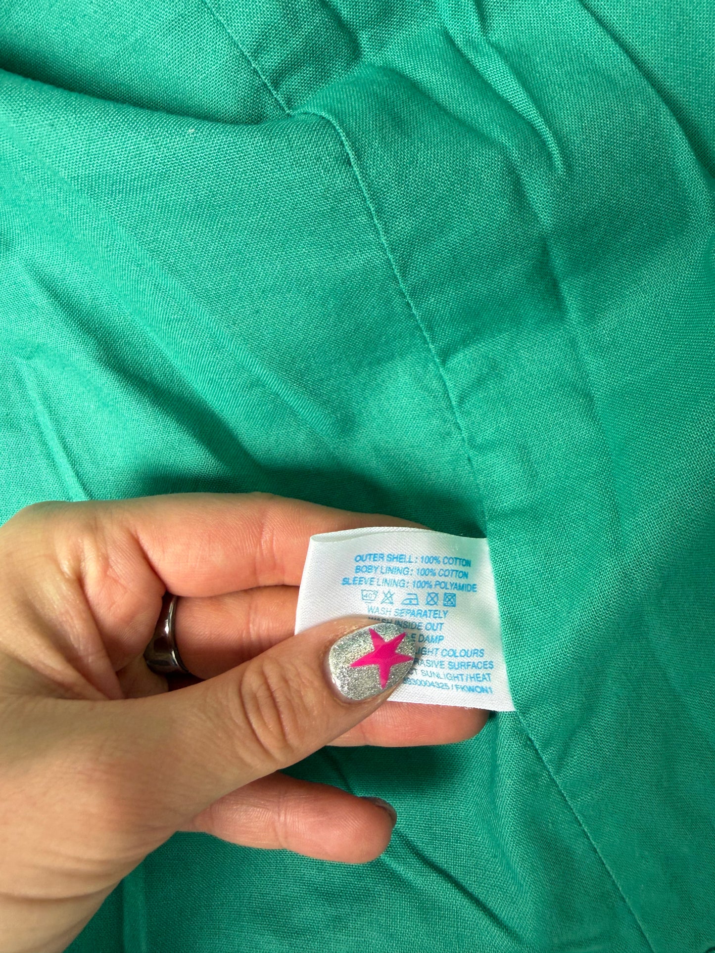 Oasis Teal Peacoat (UK12)