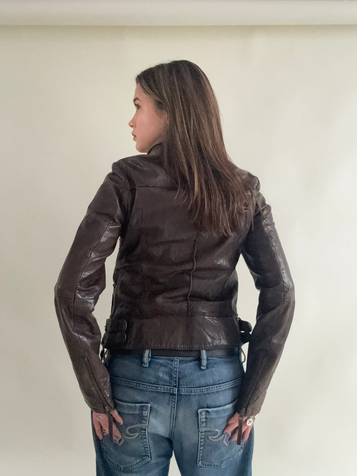 Vintage Allsaints Leather Jacket (UK12)