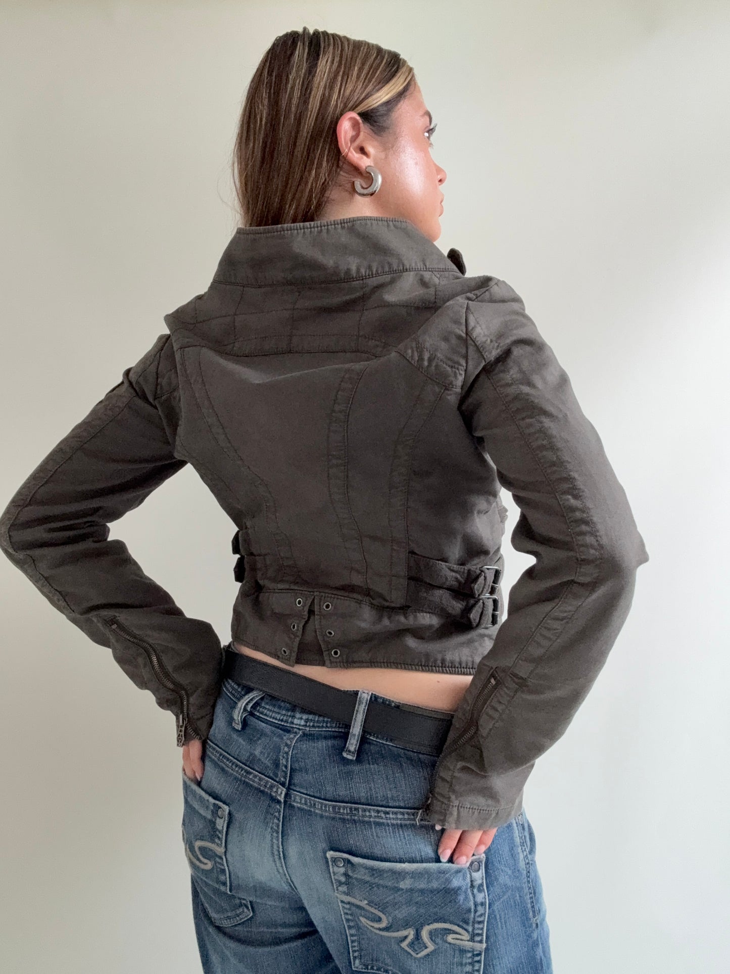 Diesel Cropped Utility Jacket (L)