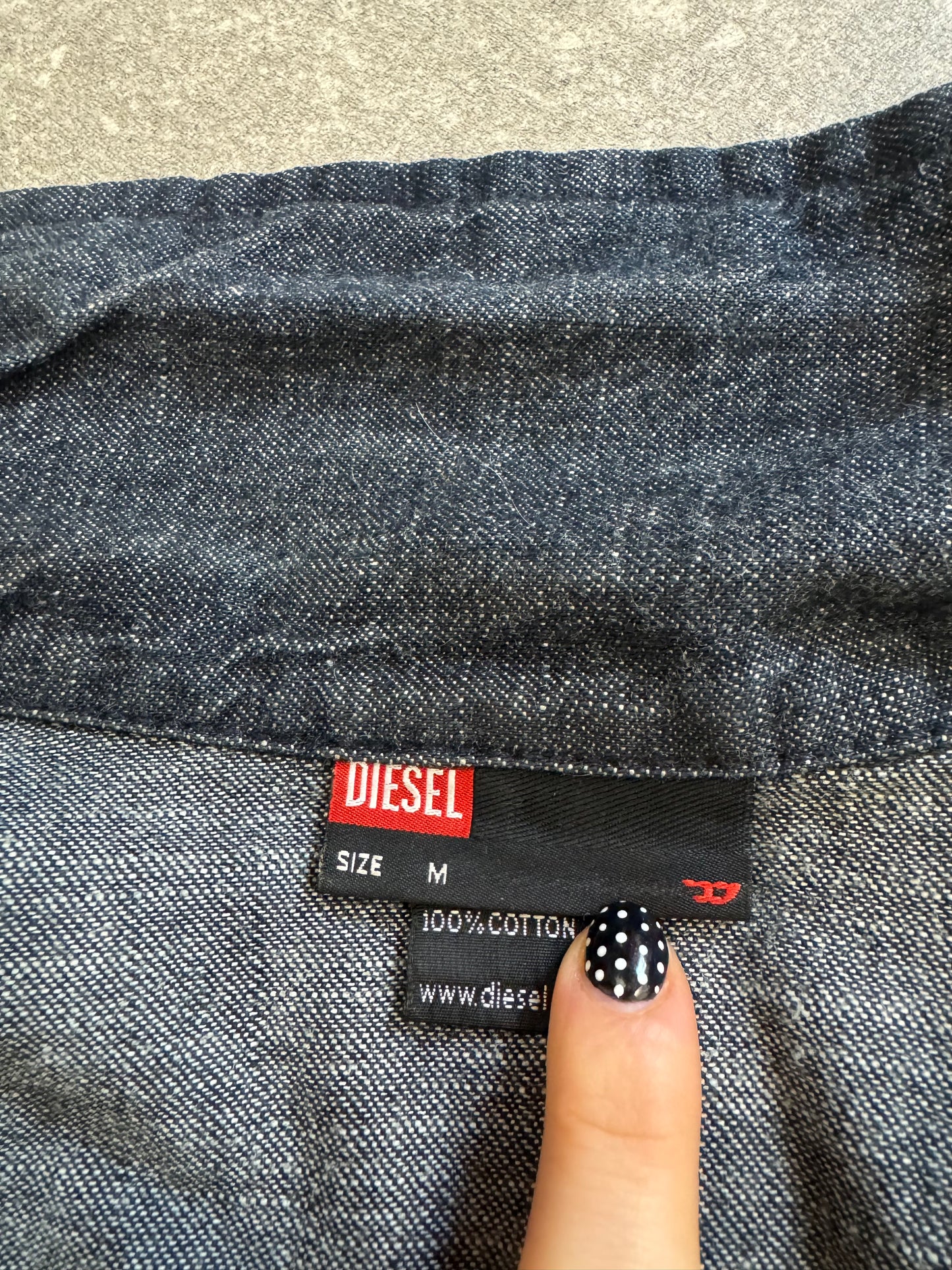 Diesel Fitted Denim Jacket (M)