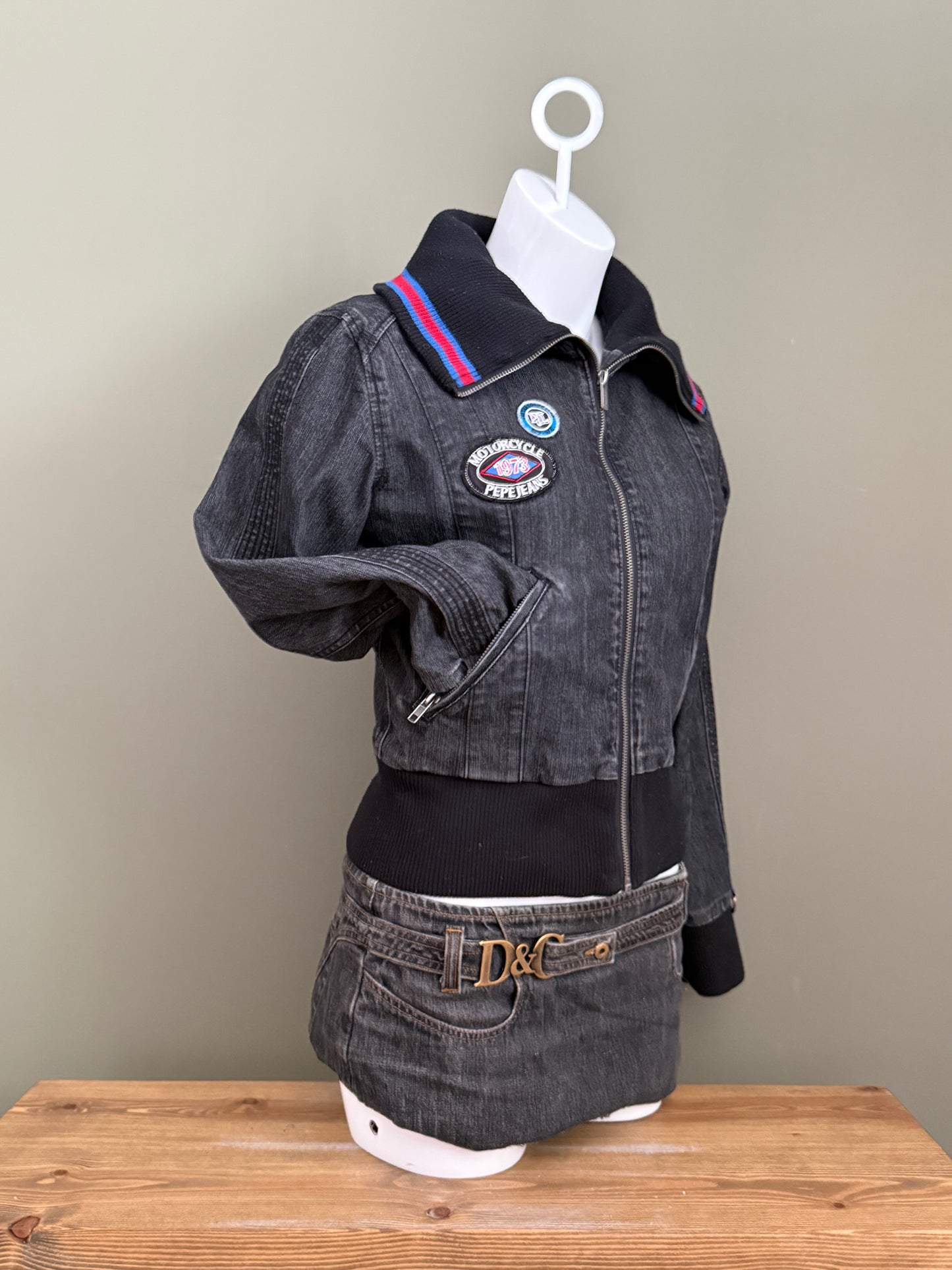 Pepe Jeans Denim Bomber Jacket (M)