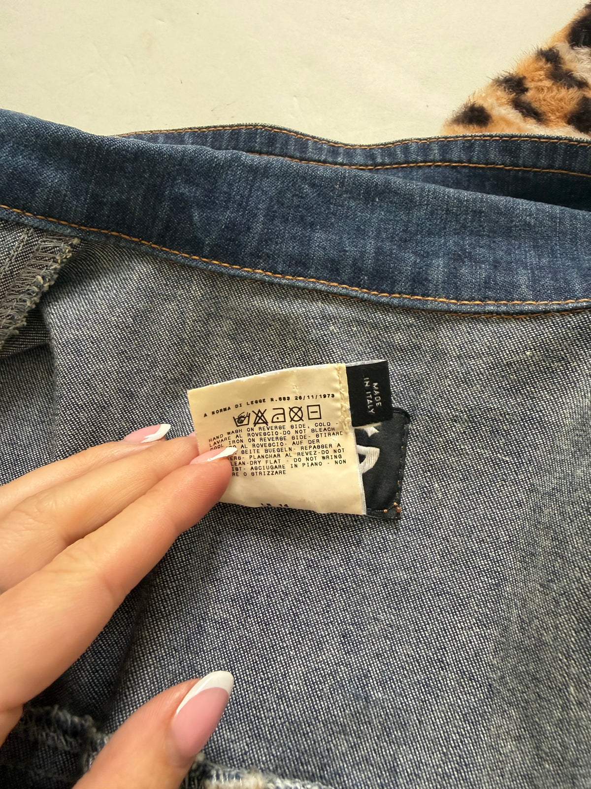 Vintage Dolce & Gabbana Fitted Denim Jacket (M)