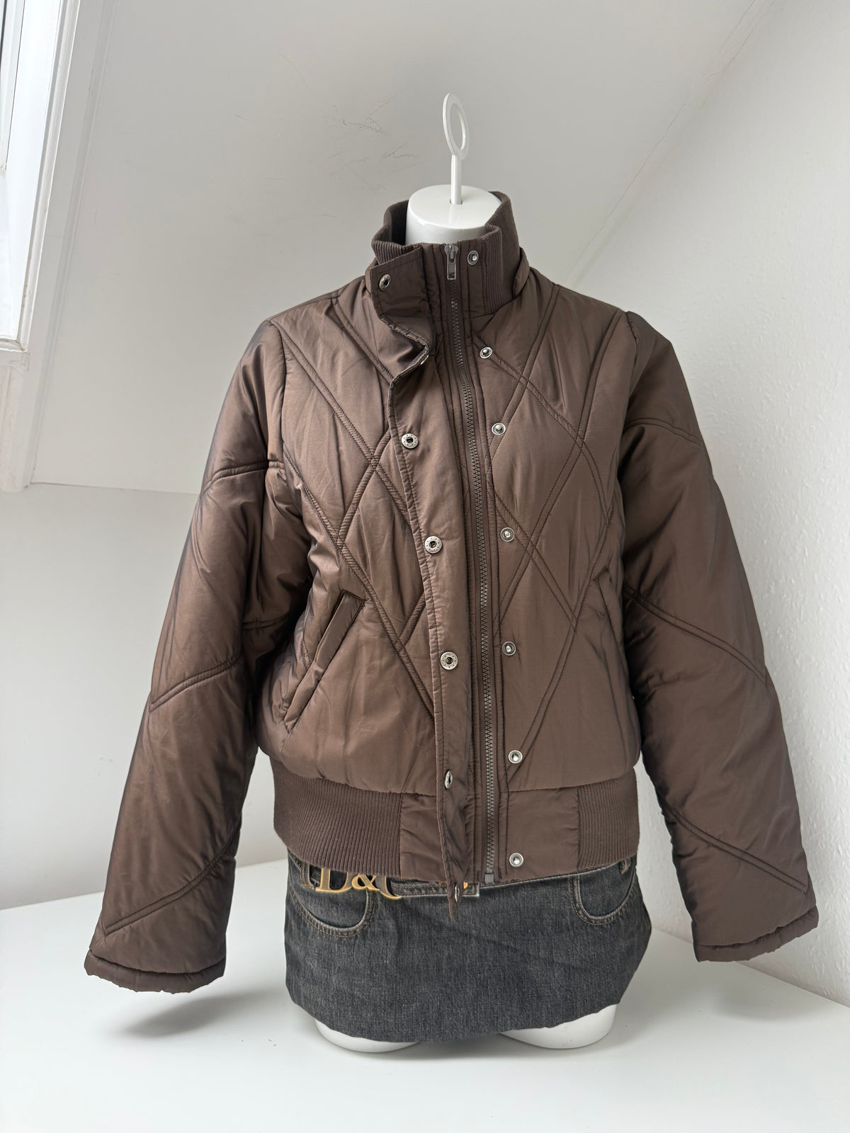 Y2K Puffer Jacket (UK16)