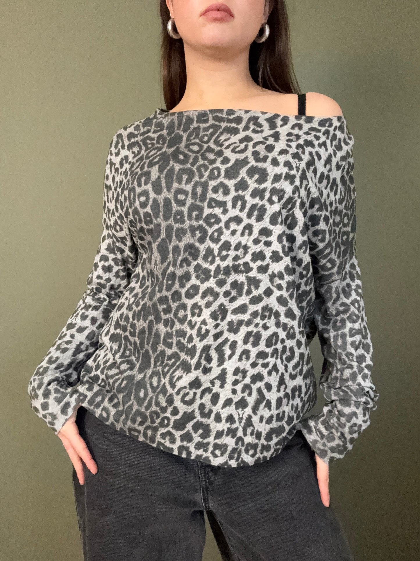 Allsaints Leopard Top (XS)