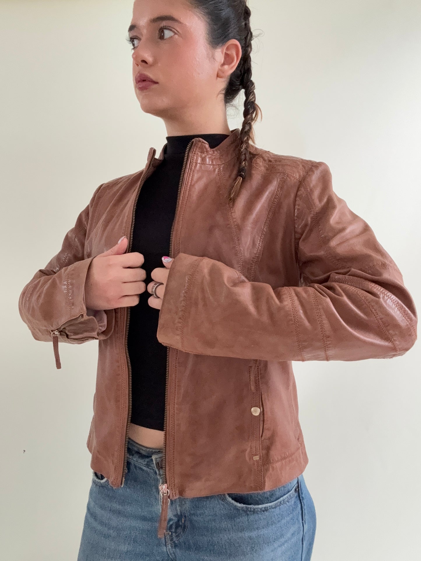 Hugo Boss Leather Jacket (M)