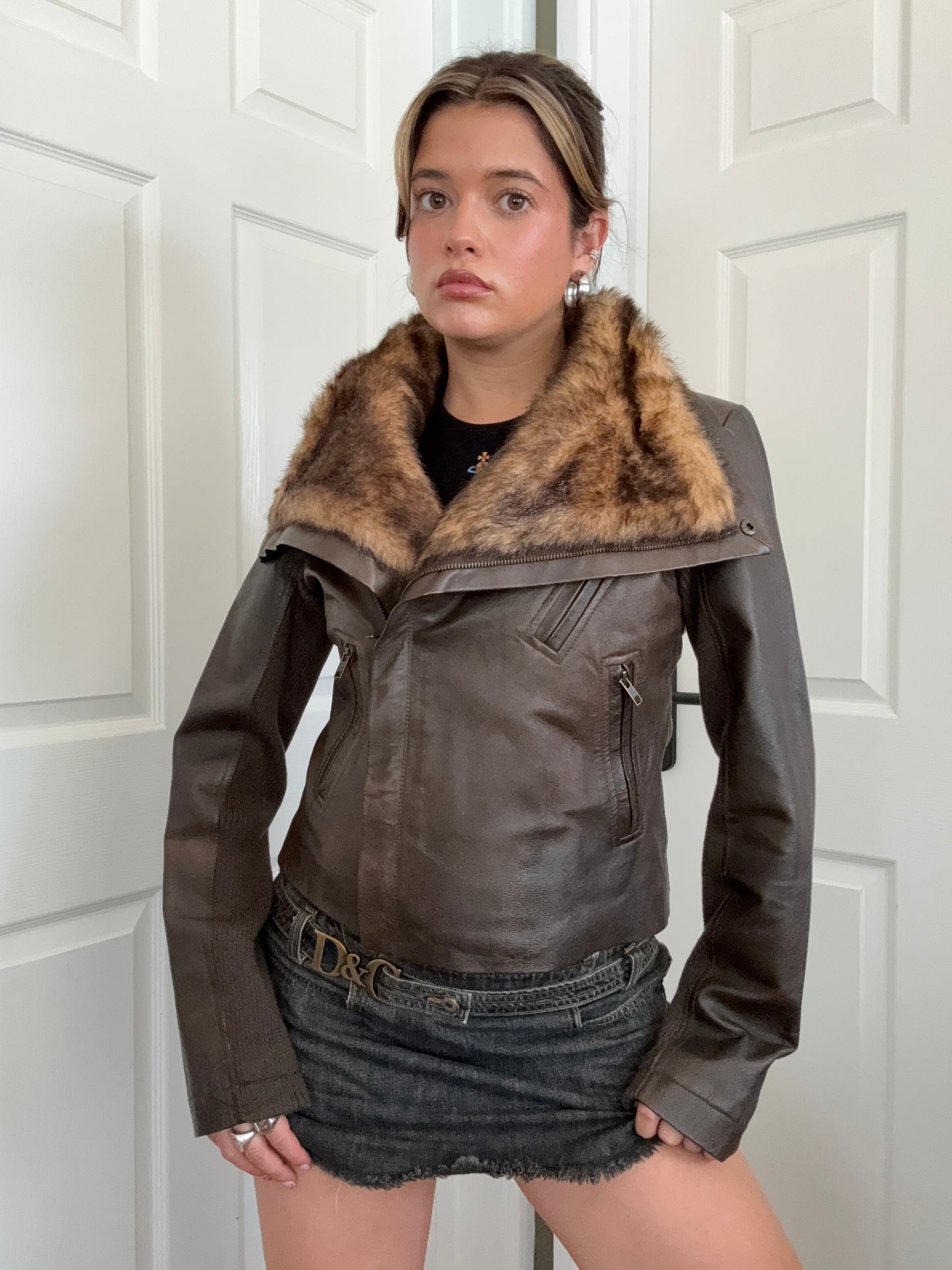 Morgan De Toi Leather Jacket (S)