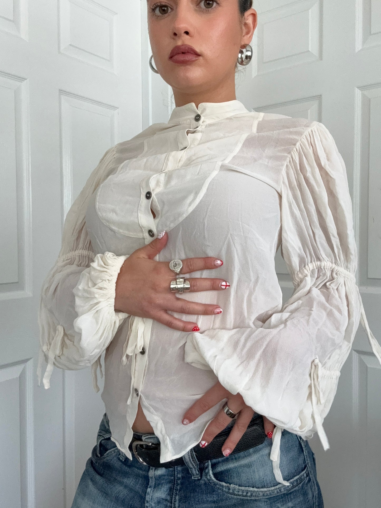 Silk Allsaints Shirt (UK8)